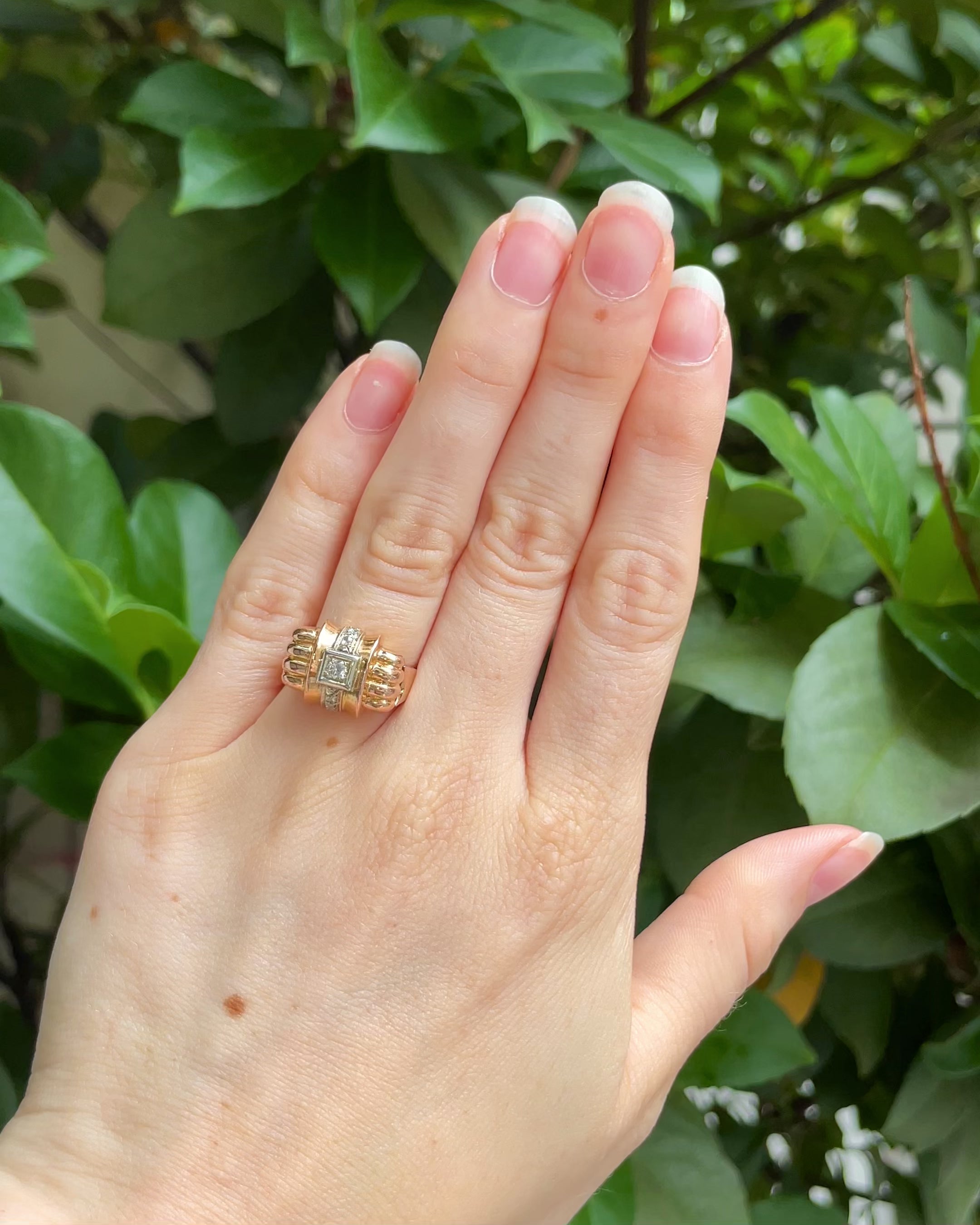 Bague Tank Diamants "Arléna"