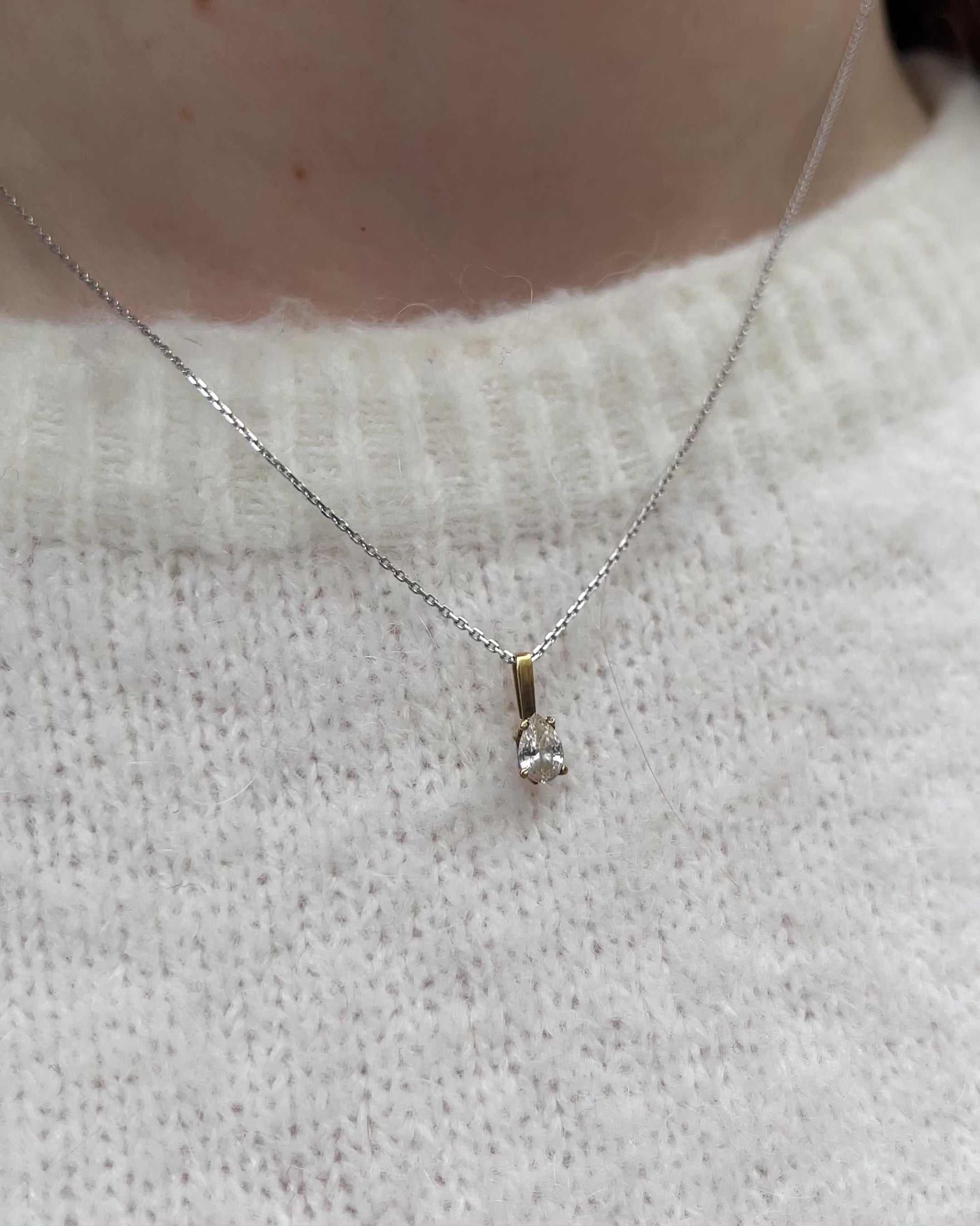 Pendentif Diamant 0.30 carat "Jane"