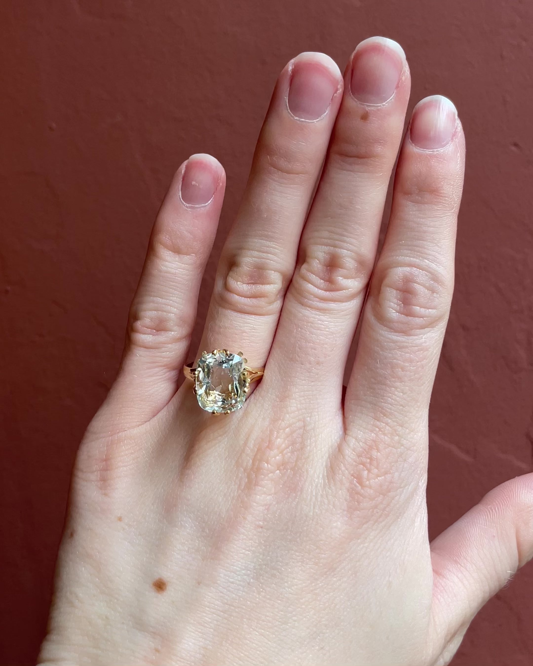 Bague Cocktail Aigue Marine 5 carats “Yael”