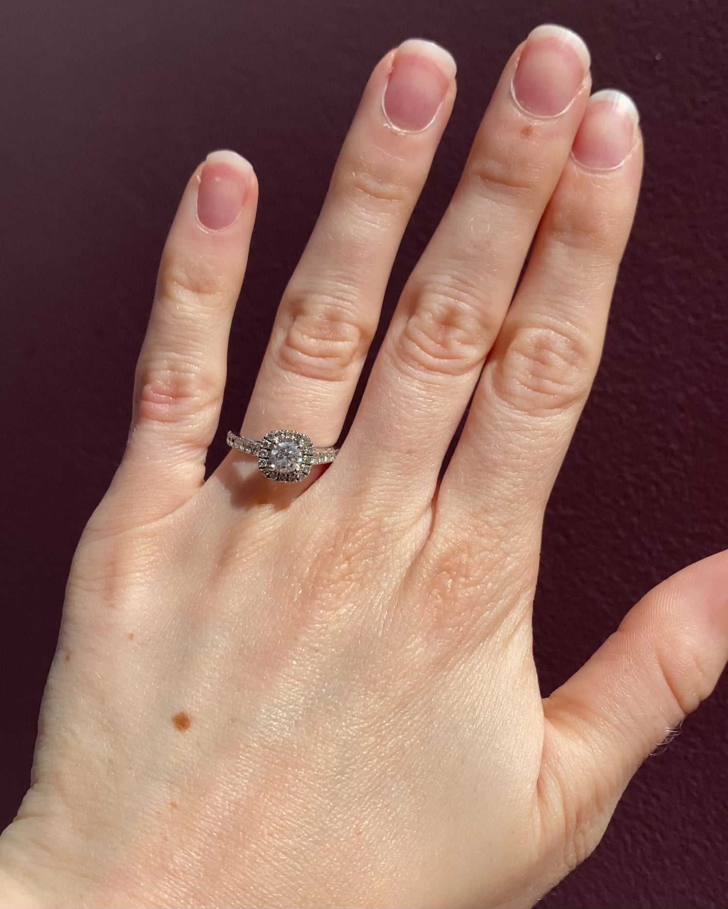 Bague Style Art-déco Diamants 1.05 carat "Esmeria"