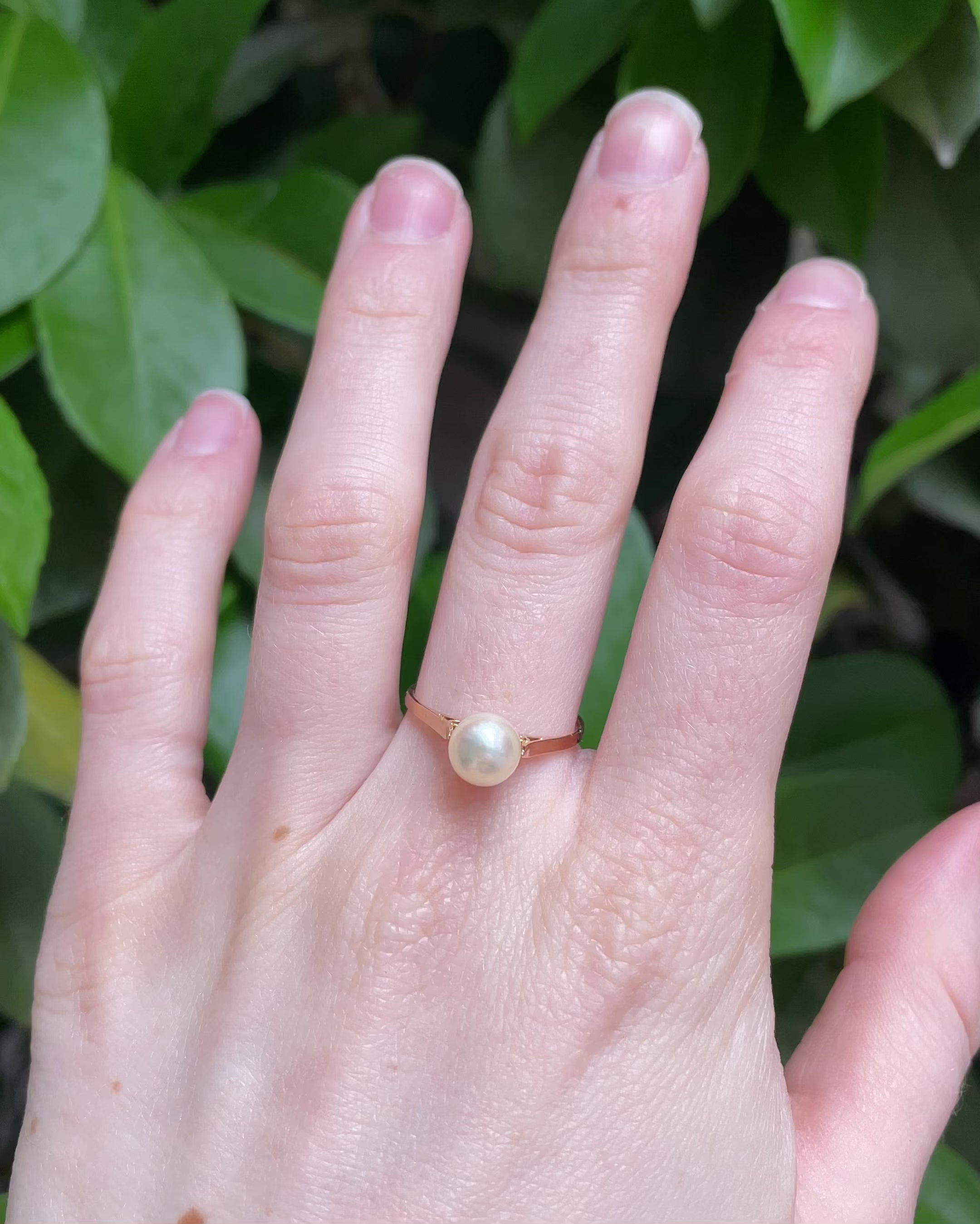Bague Vintage Perle "Livia"