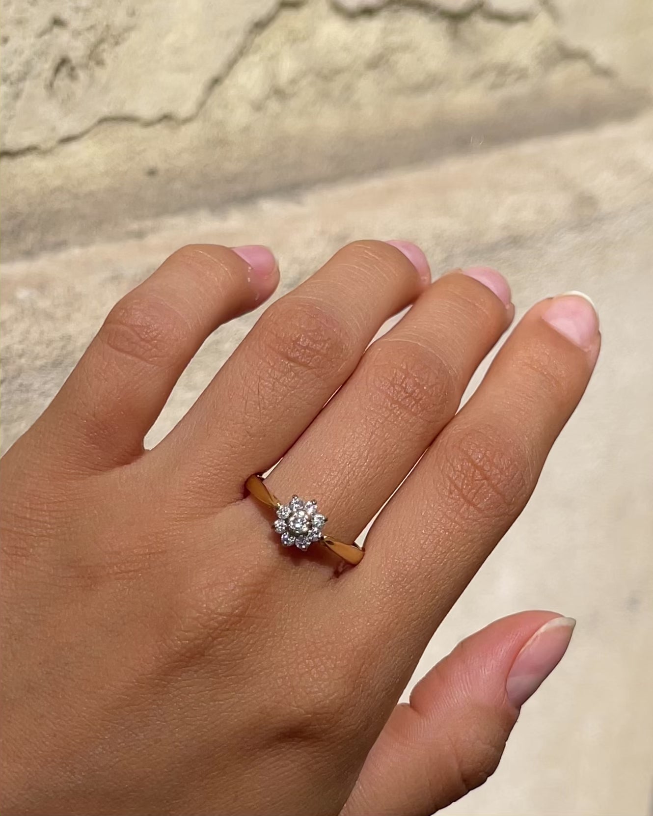 Bague Marguerite 9 Diamants "Myloryn"