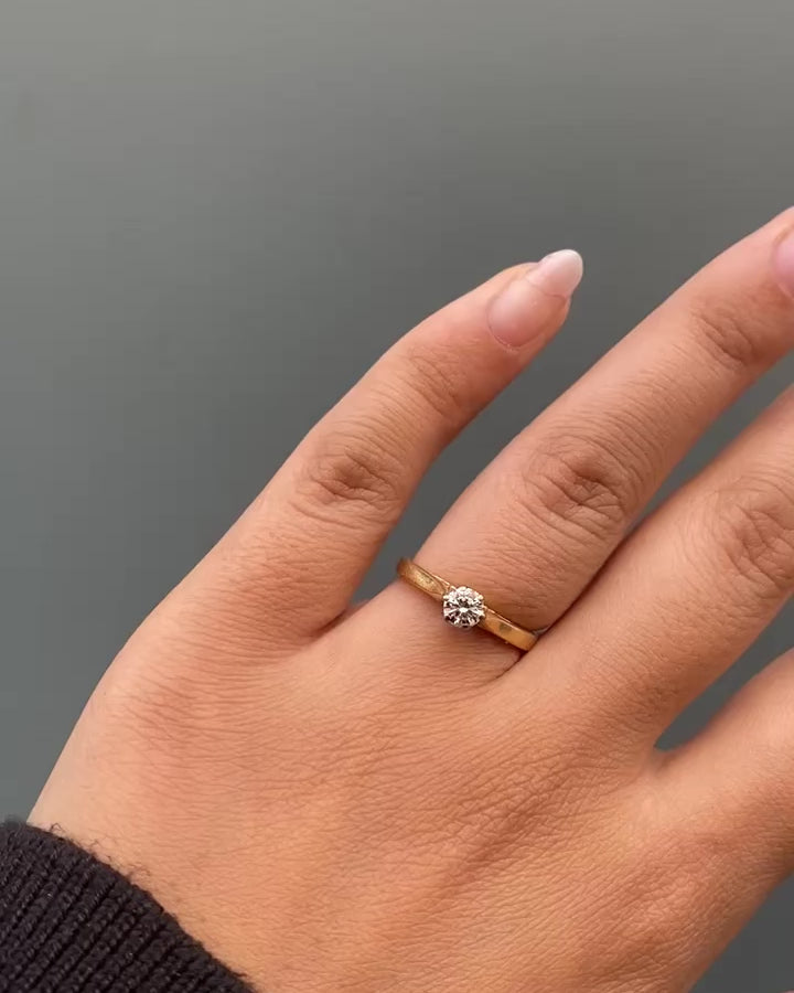 Bague Solitaire Diamant 0.30 carat "Karen"