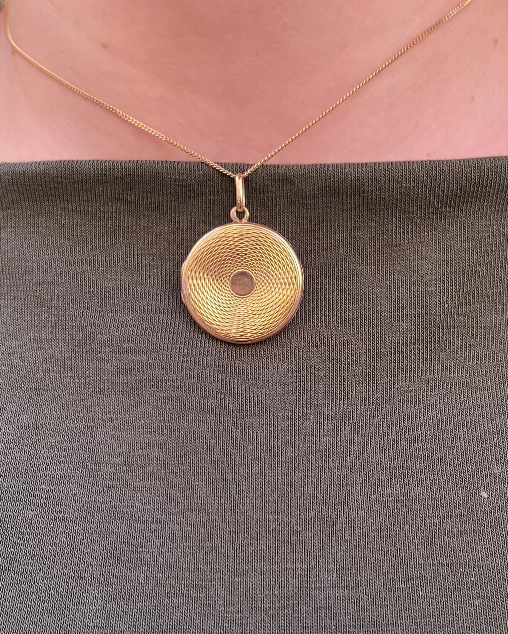 Pendentif Ouvrant Or Jaune "Katherine"