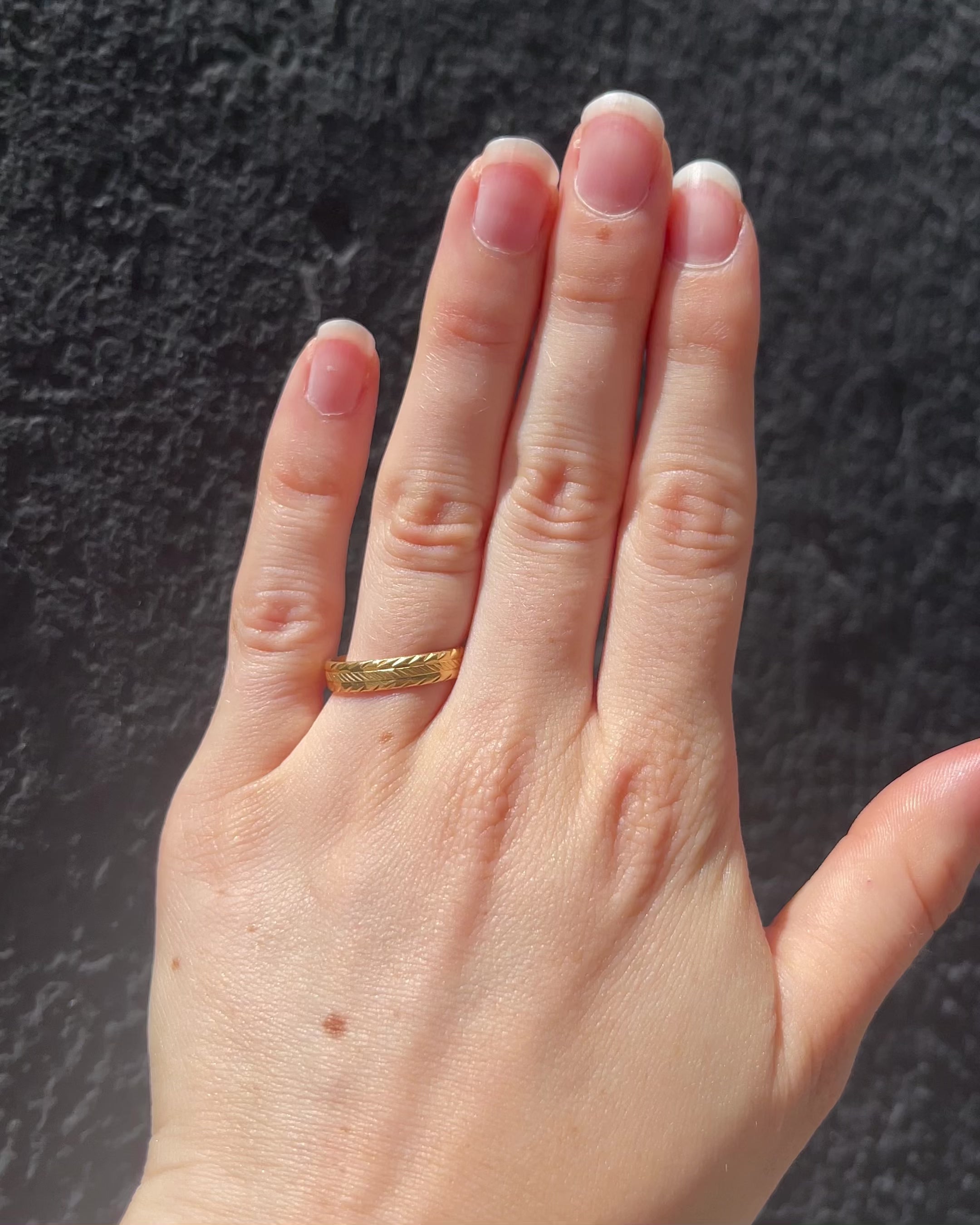 Alliance Or Jaune 18 carats "Laé"