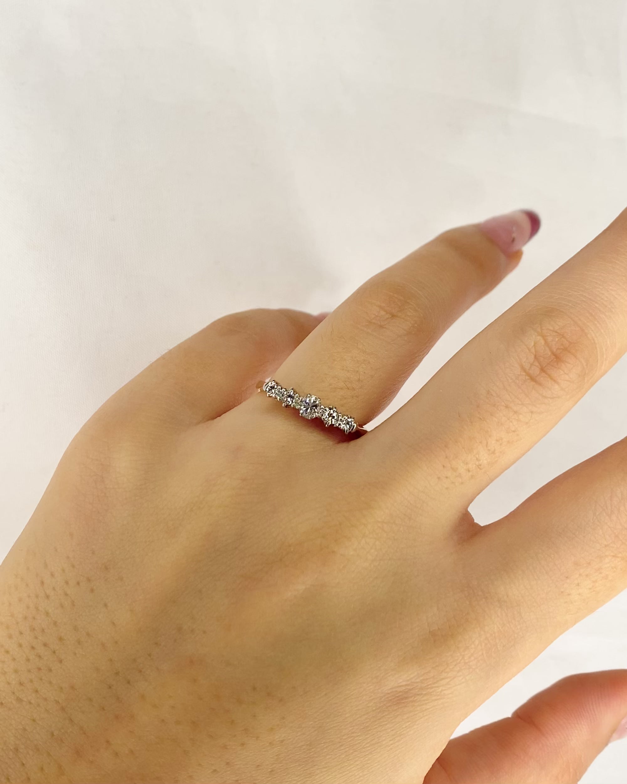 Bague Rivière 5 Diamants "Bella"