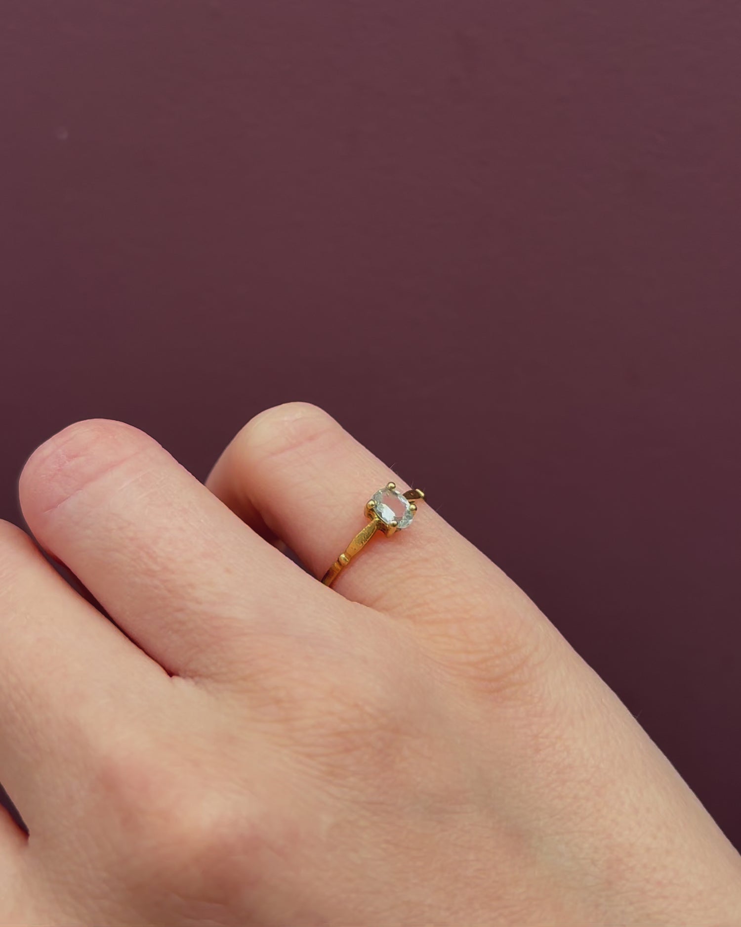 Bague Cocktail Aigue-Marine "Verona"