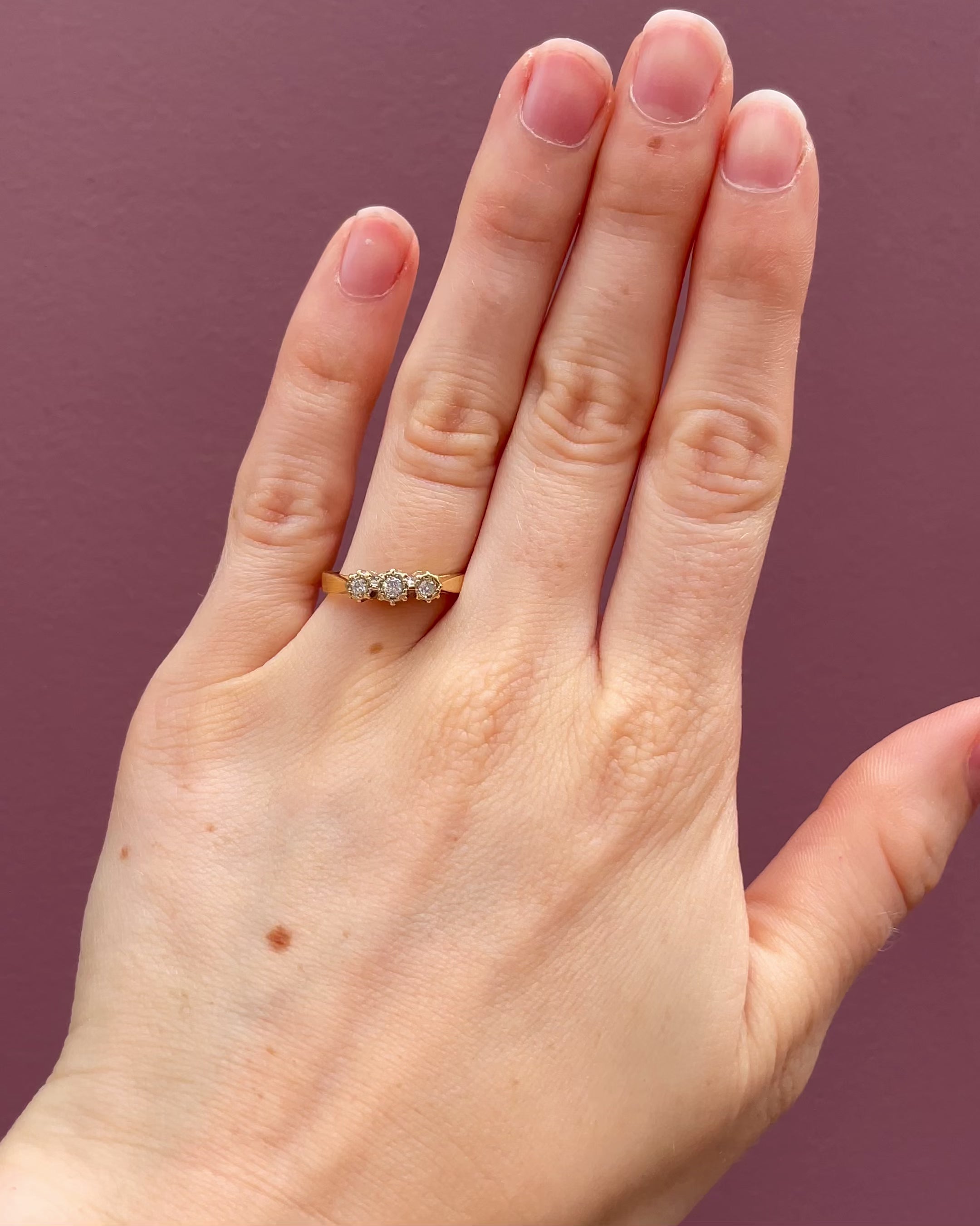 Bague Trilogie Diamants "Farysa"