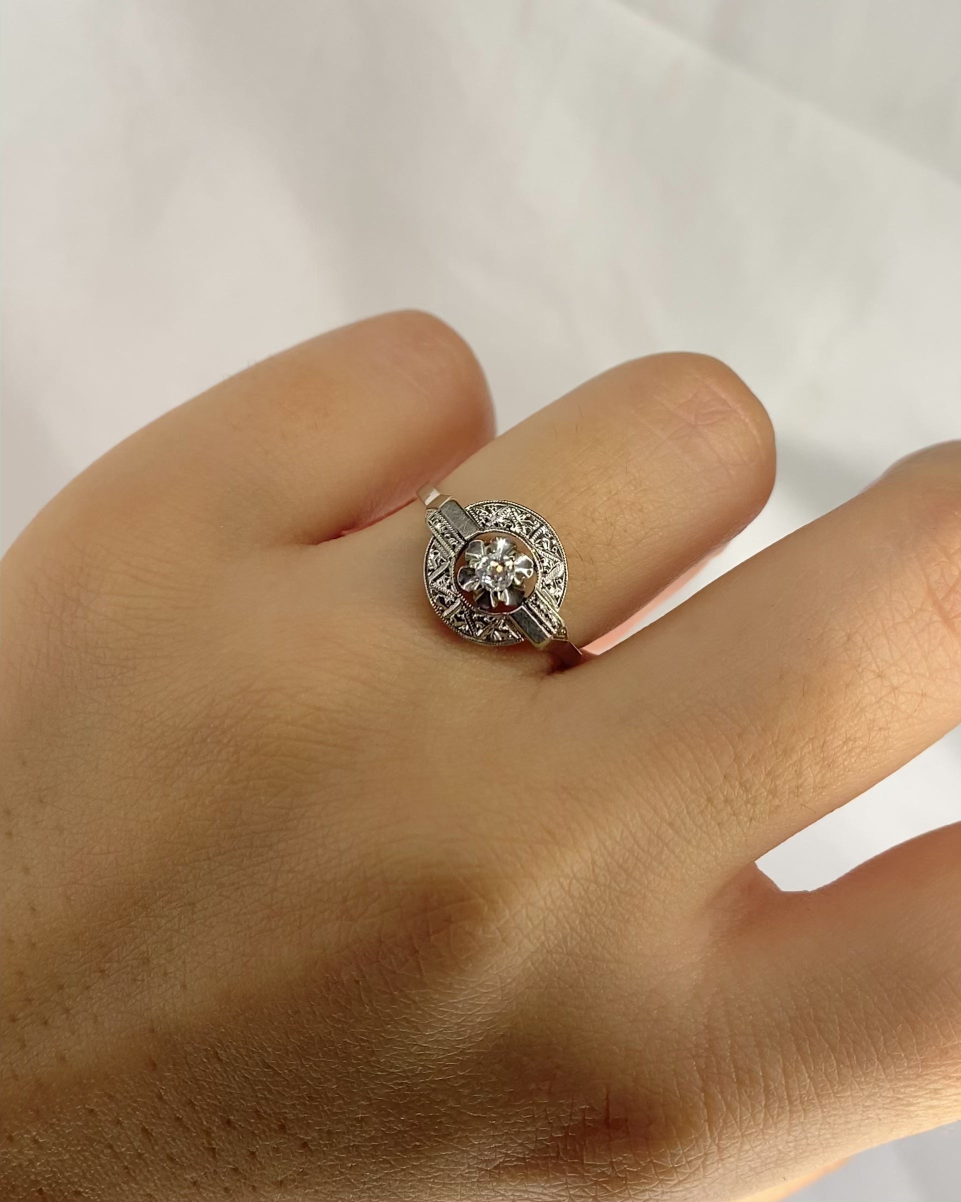 Bague Art Déco Diamant "Salma"