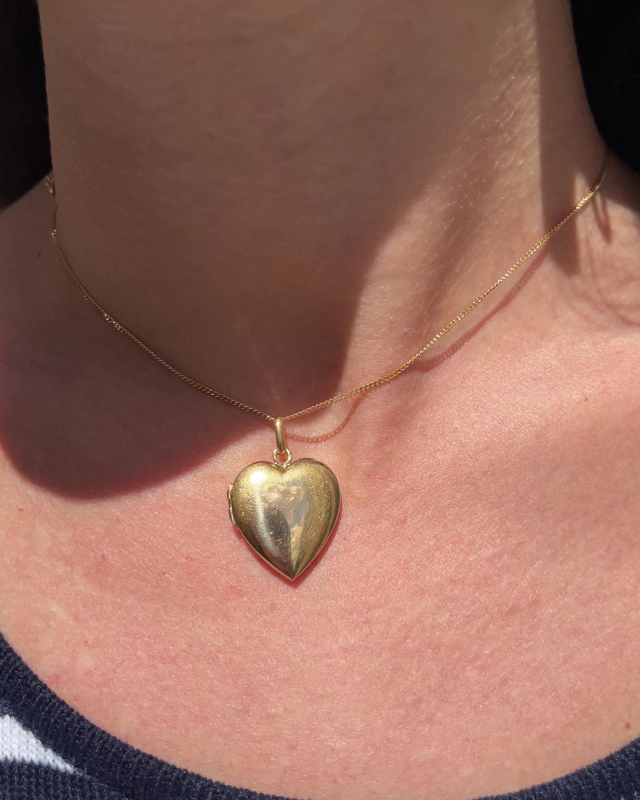 Pendentif Coeur Ouvrant Or Jaune 18 Carats "Love"