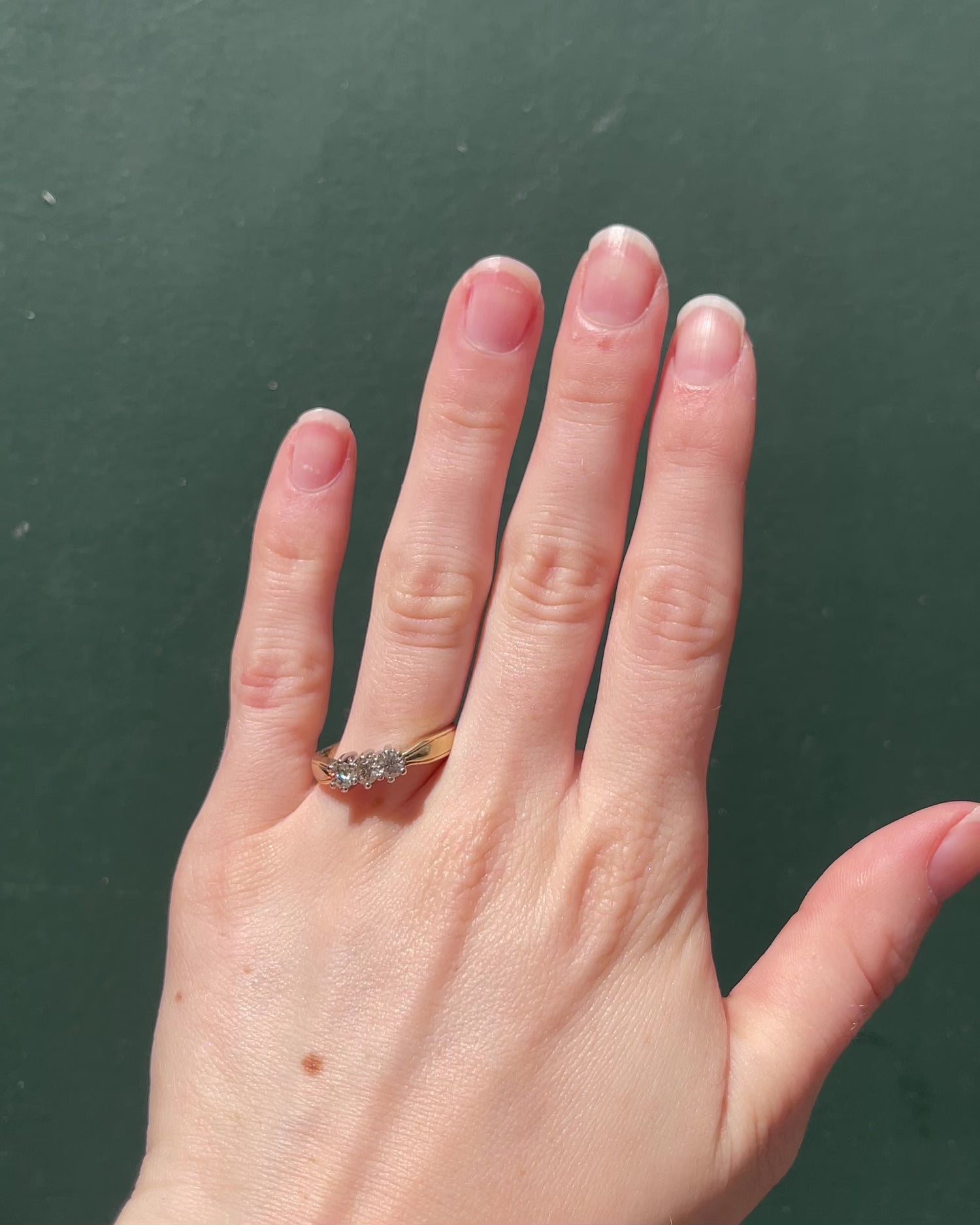 Bague Trilogie Diamants 0.45 carat “Liane”