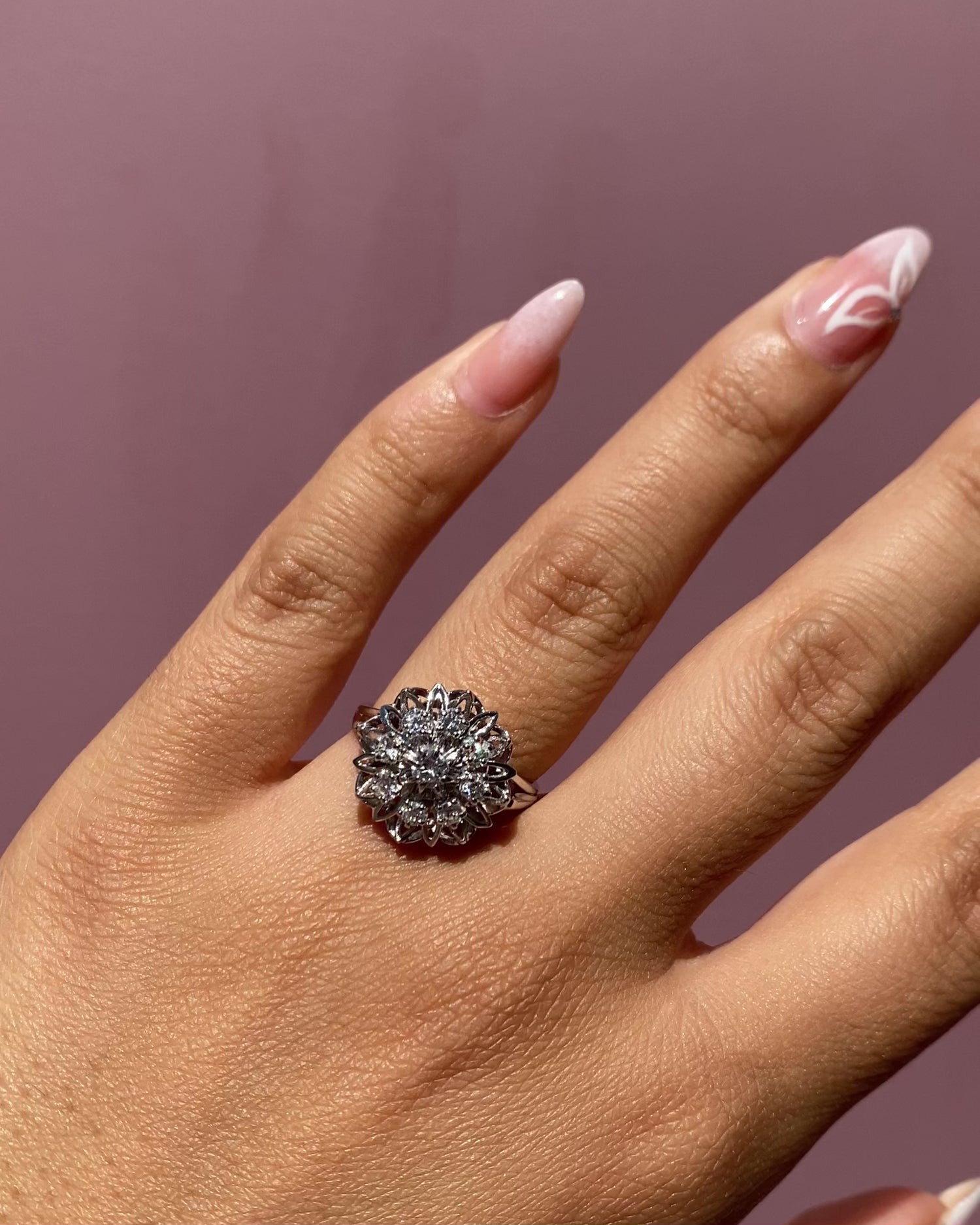 Bague Marguerite Diamants 0.50 carat "Apolline"