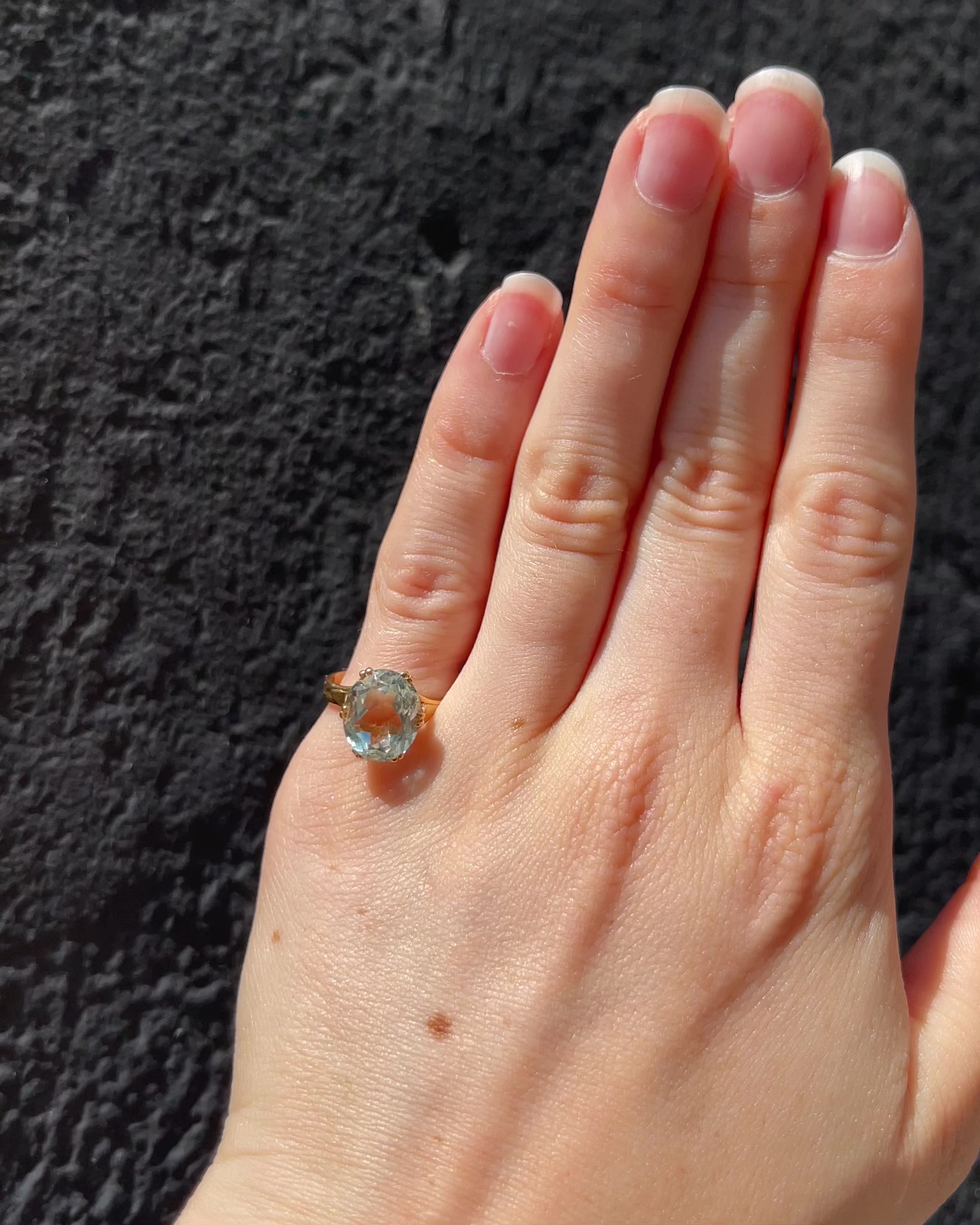 Bague Cocktail Aigue-Marine 3.50 Carats "Maéve"