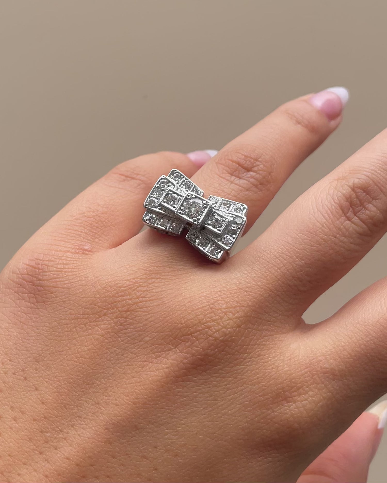 Bague Tank Diamants 1 carat "Dalby"