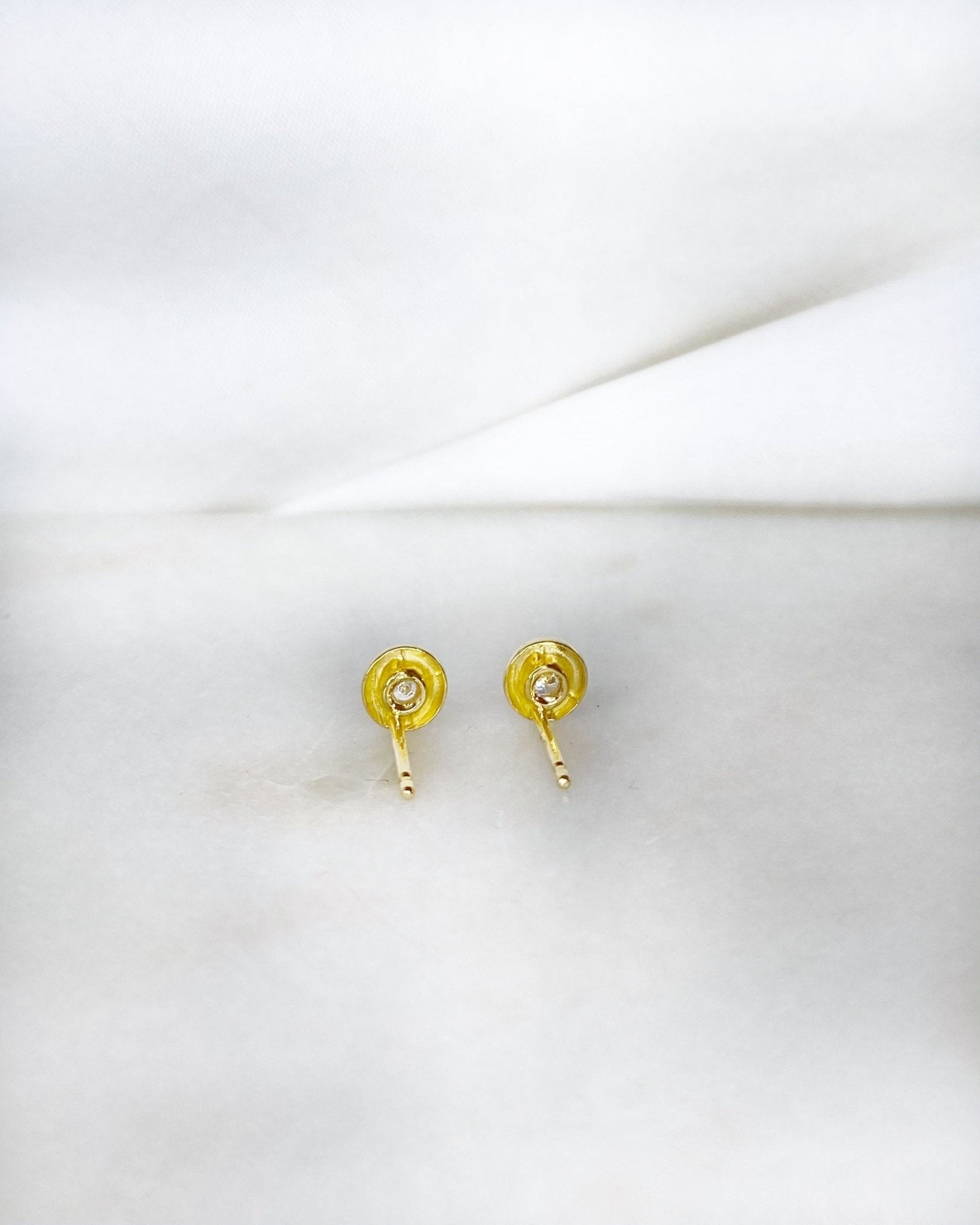 Puces Diamants 0.08 carat "Sérénaïs" - Elliade Paris