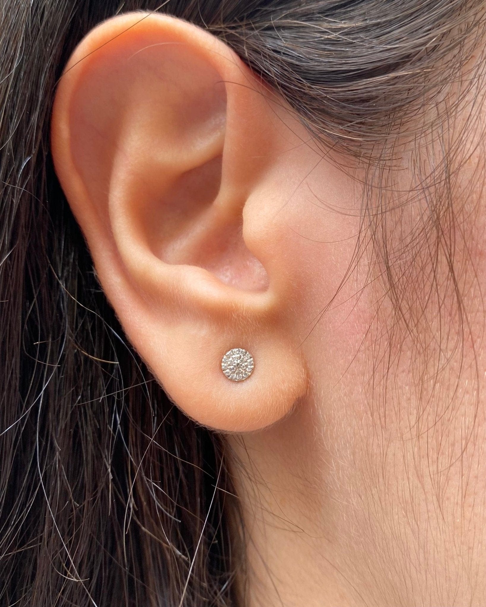 Puces Vintage 48 Diamants "Solina" - Elliade Paris