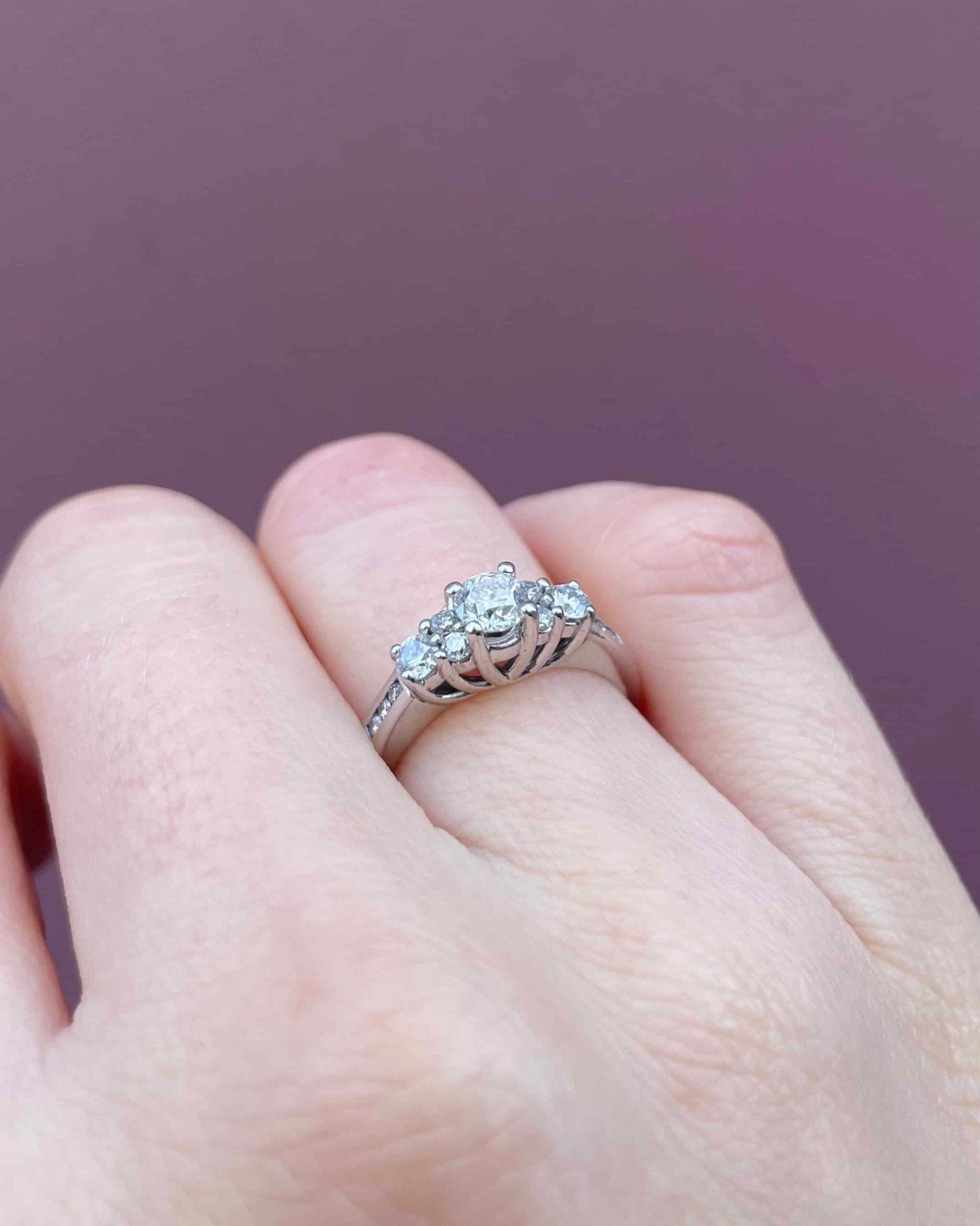 Bague Solitaire Diamants 0.69 carat "Flavia" - Elliade Paris