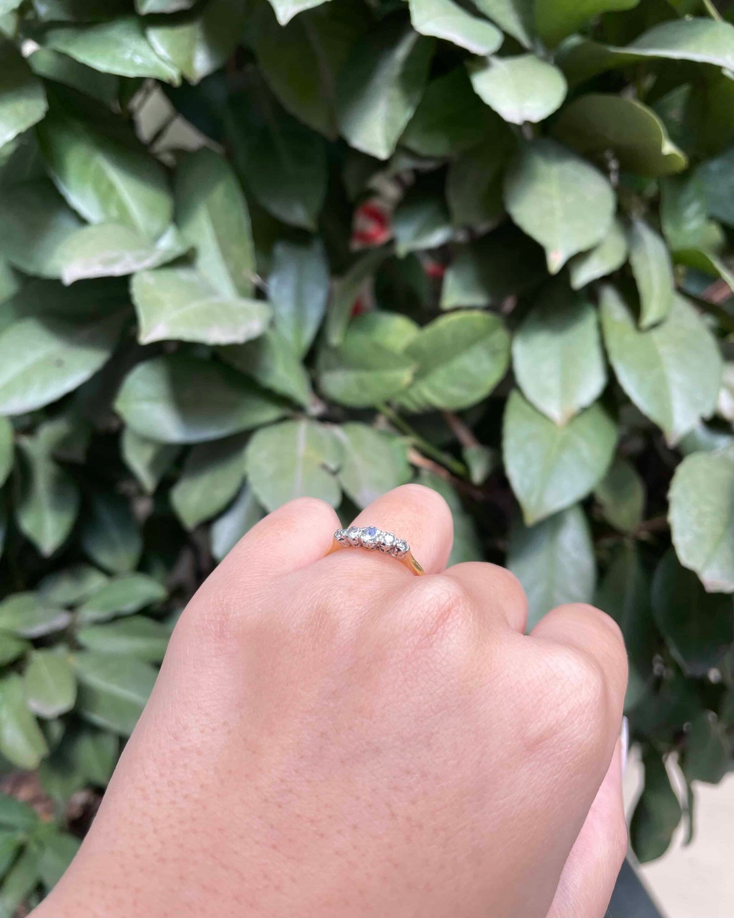 "Sloane" 0.32 carat Diamond River Ring