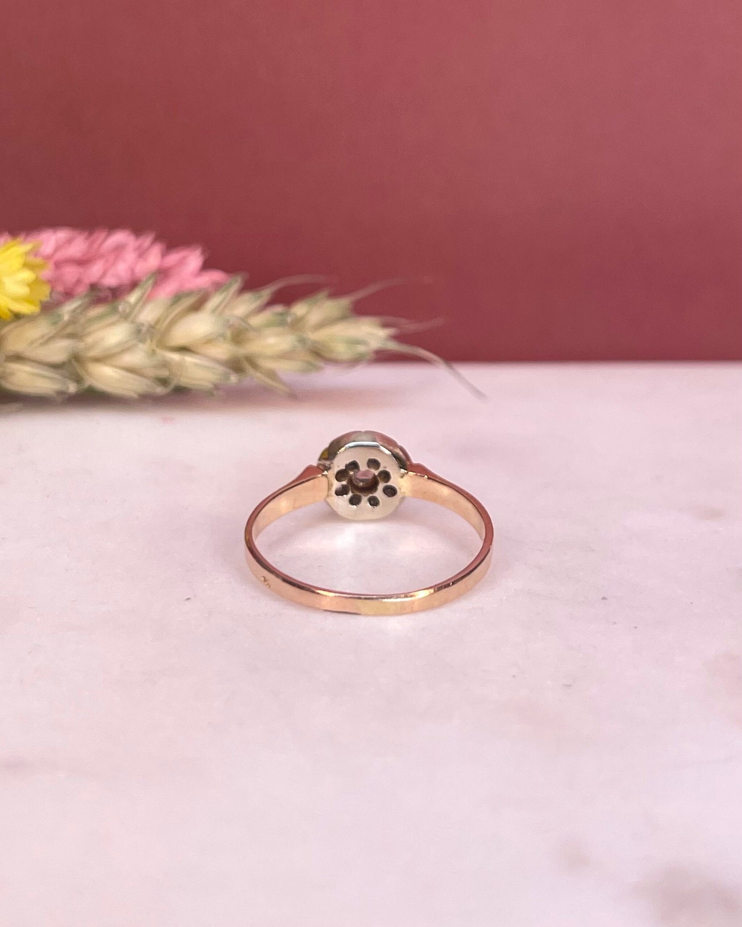 Bague Vintage Art-Deco Diamants "Mint" - Elliade Paris