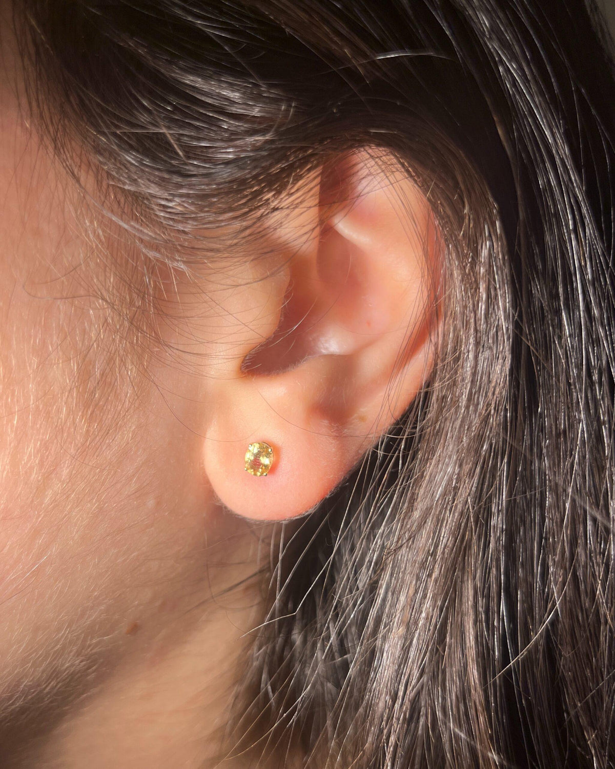 Vintage Citrine "Sia" Earrings