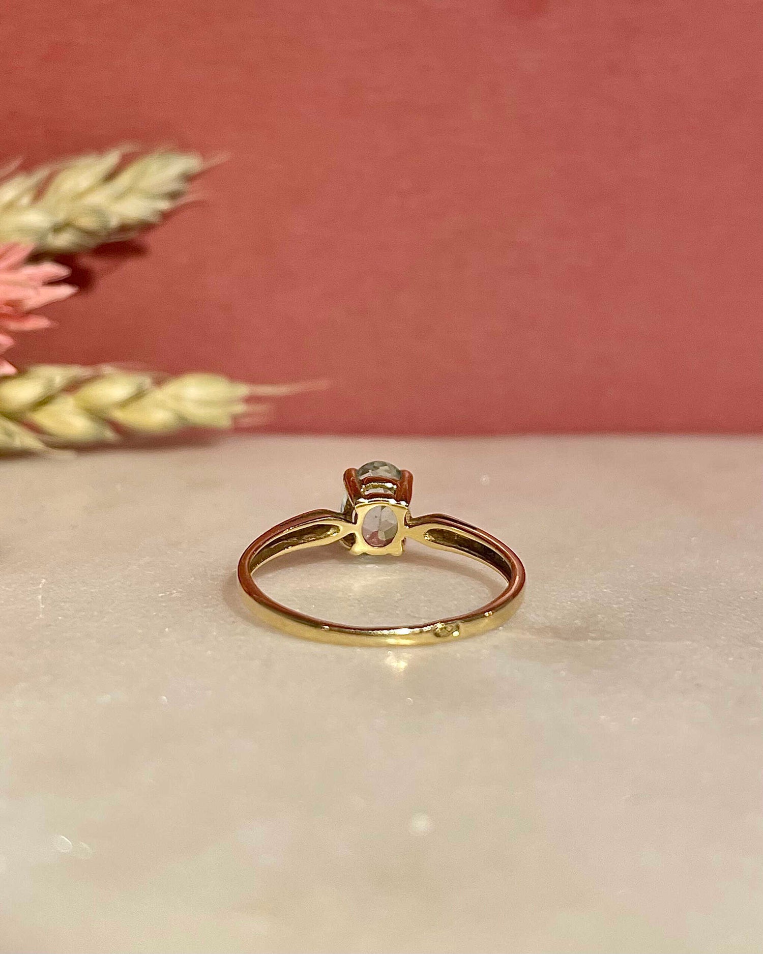 Bague Solitaire Aigue-Marine 0.65 carat "Regan"