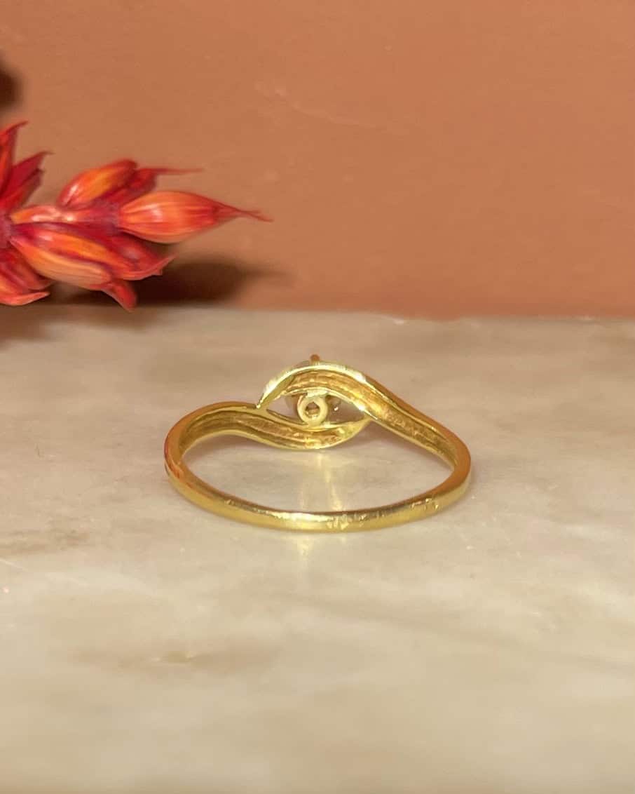 Bague Solitaire Aigue-Marine "Lya"
