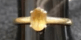 Solitaire citrine Vendu - Elliade Paris