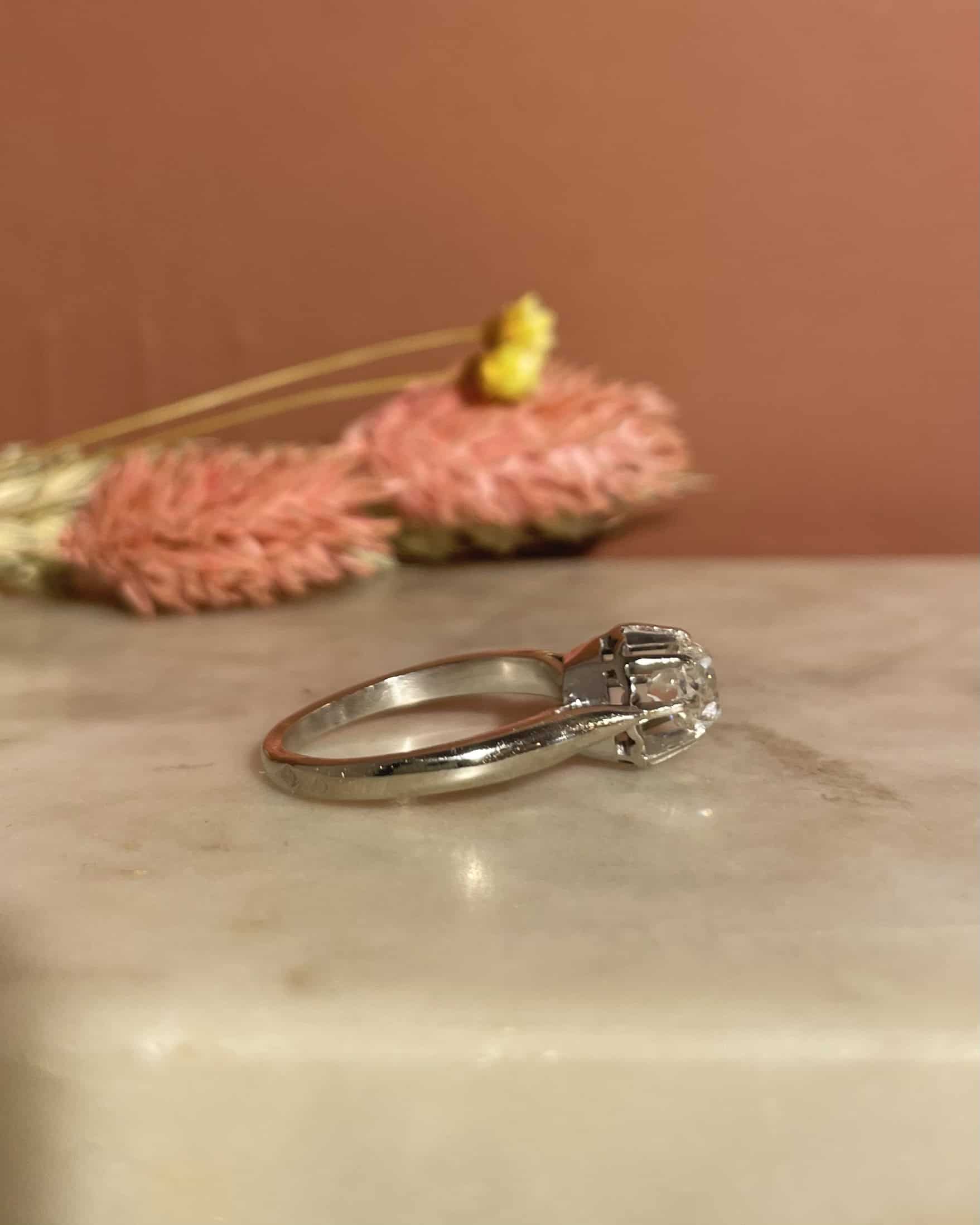 Bague Solitaire Diamant 0.90 carat "Diana"