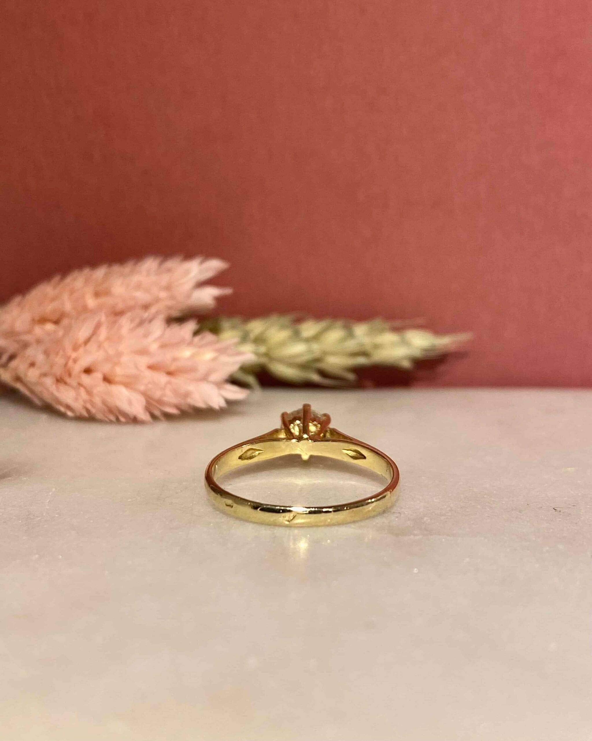 Anillo solitario de diamantes "Helena" de 0,55 quilates