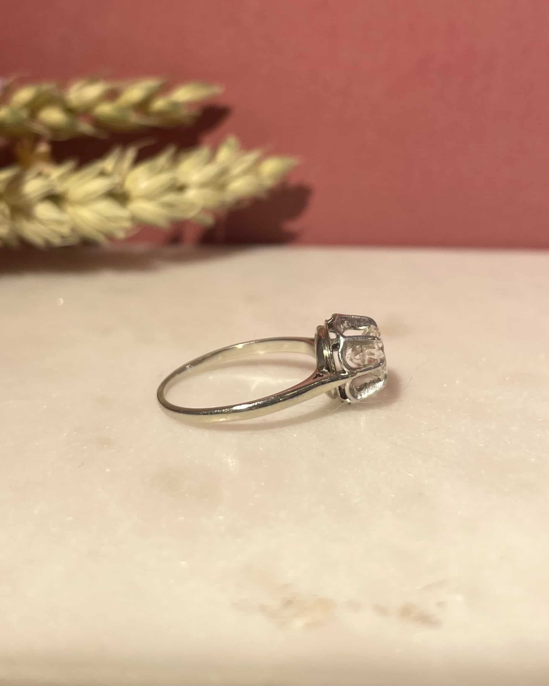 Anillo solitario de diamantes "Chéryl" de 0,80 quilates