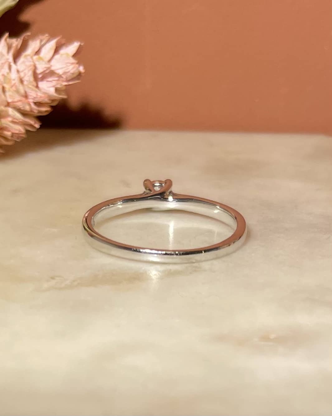 Bague solitaire diamant Vintage "Allegra"