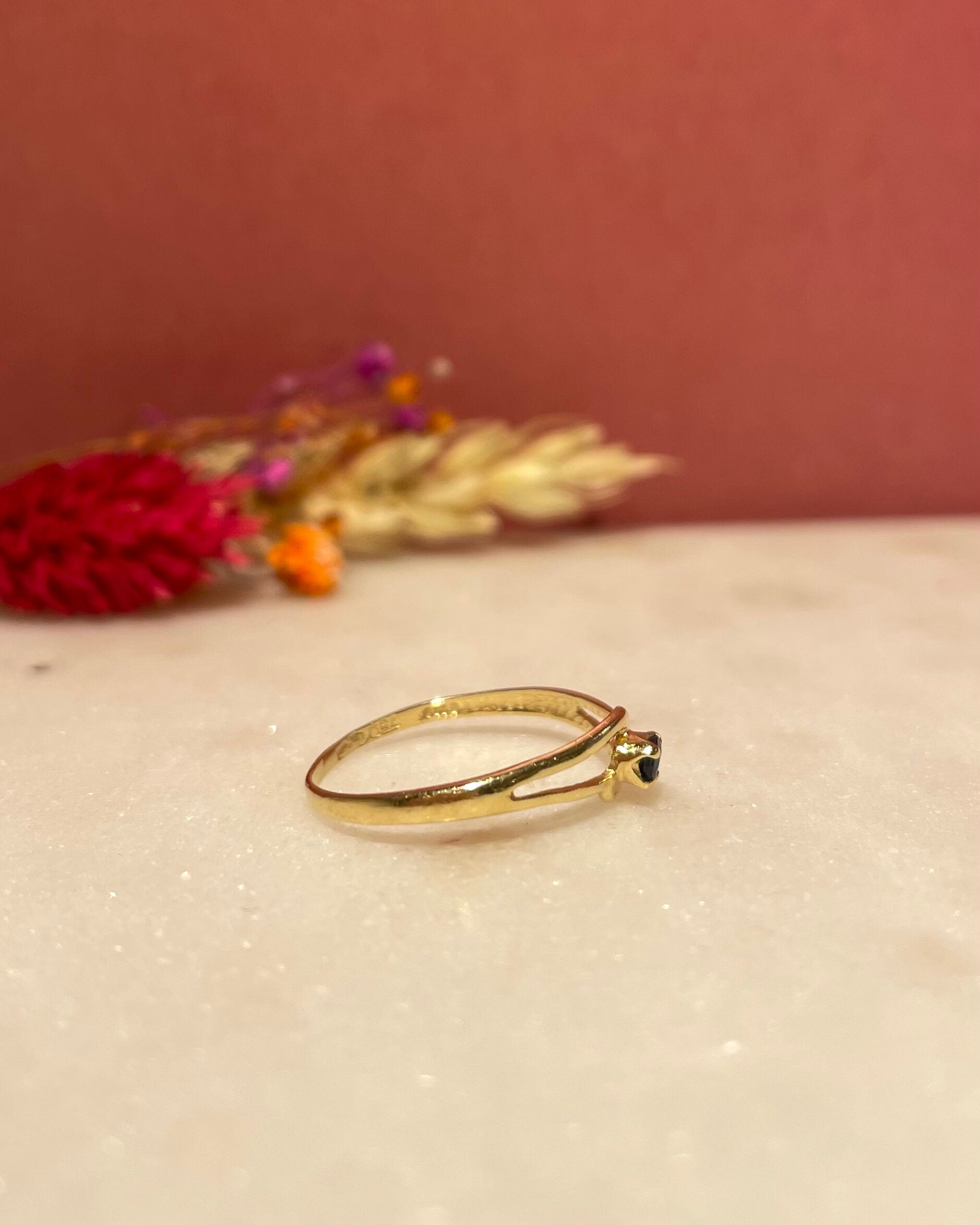 Bague Tourbillon Saphir "Élya" - Elliade Paris