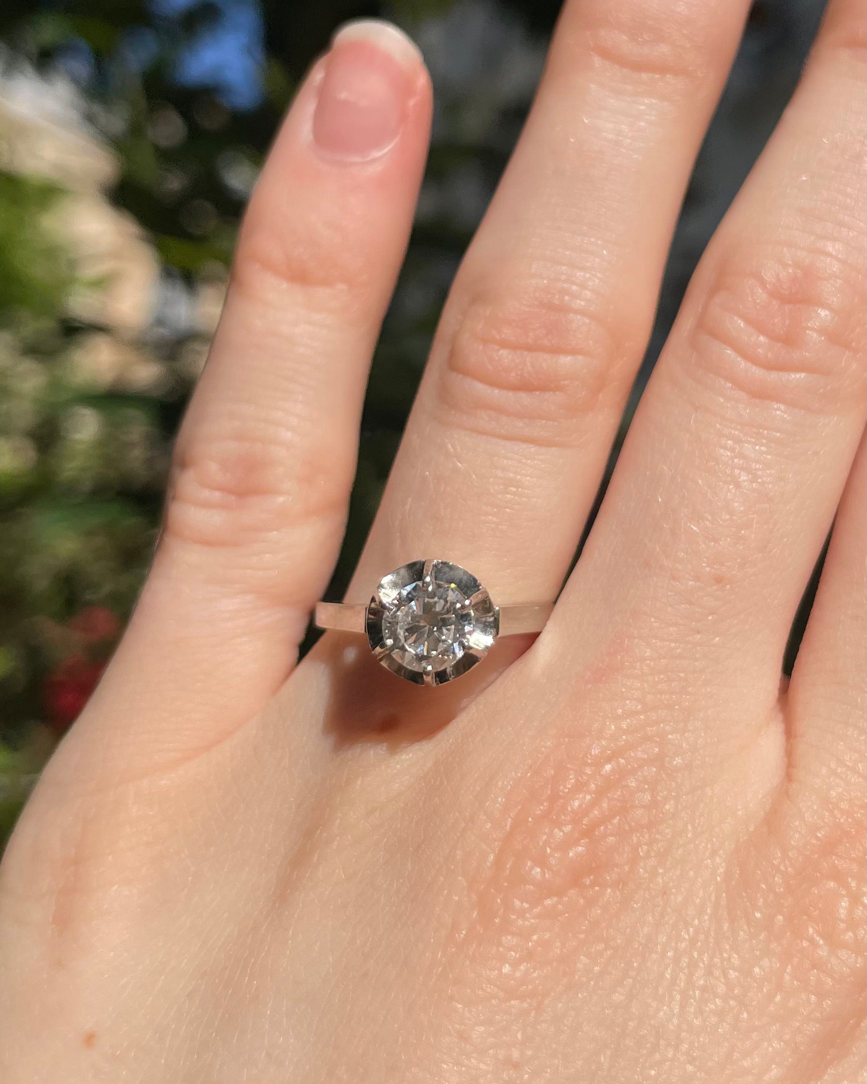 Bague Solitaire Diamant 0.85 carat "Aurélie"