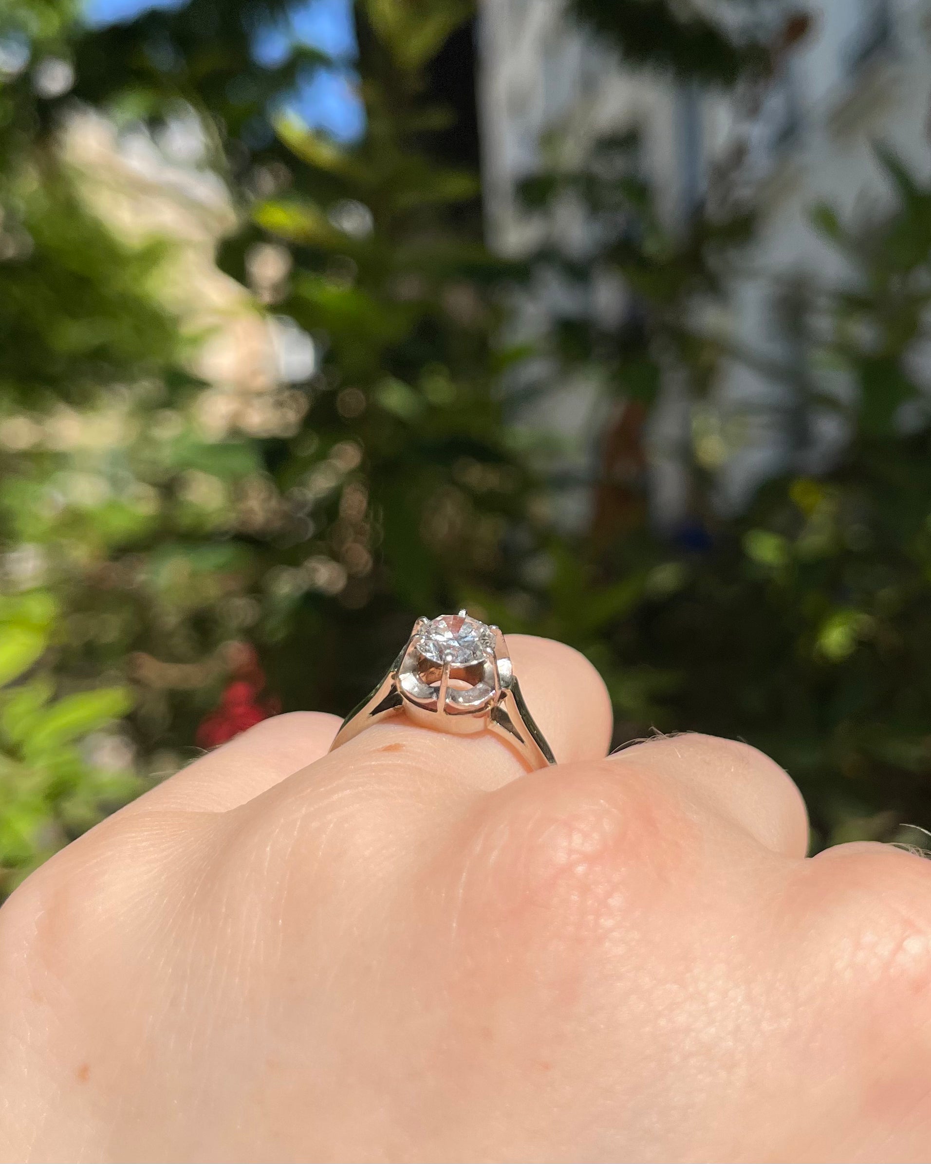 Bague Solitaire Diamant 0.85 carat "Aurélie"