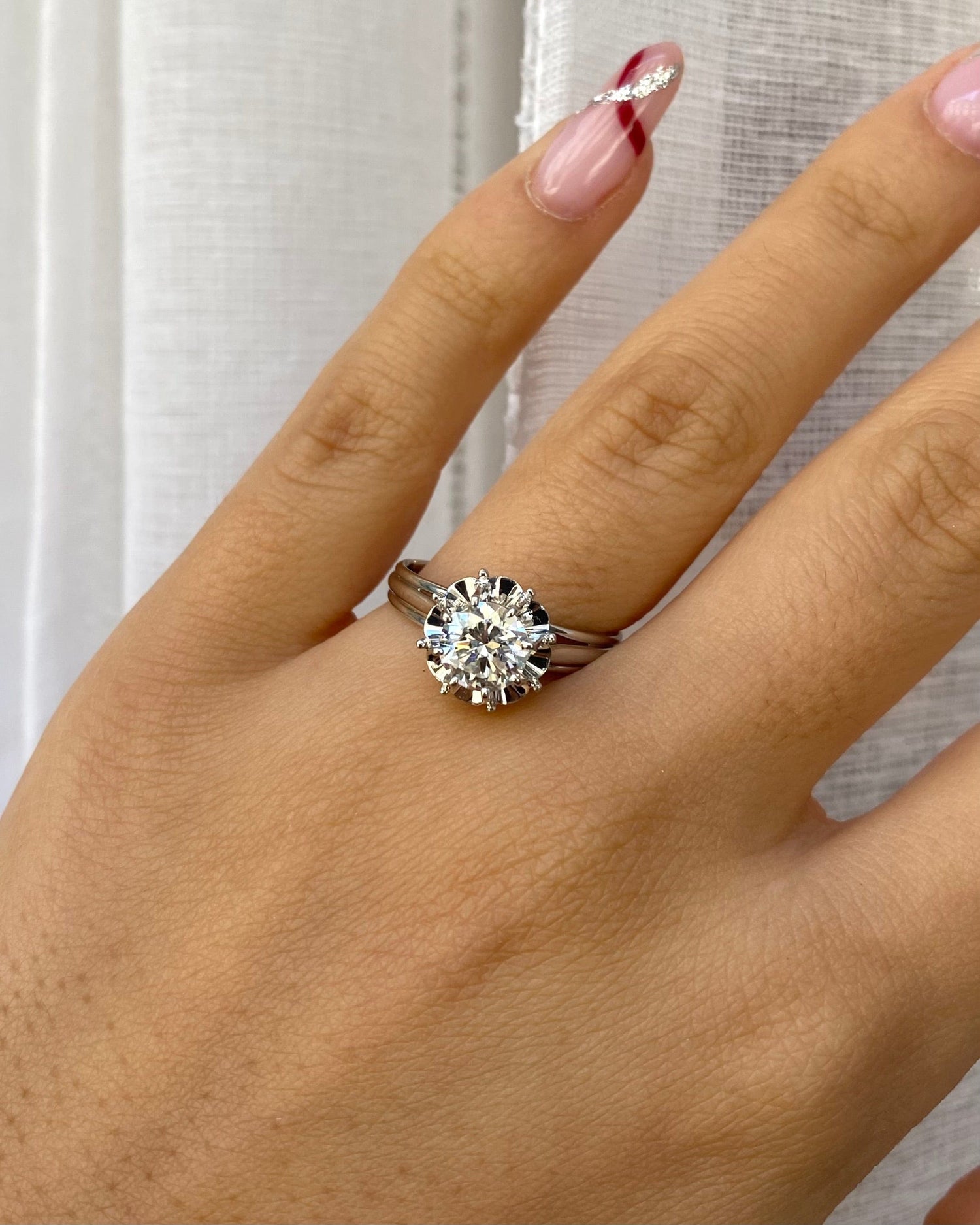 Bague Solitaire Diamant 1.08 carat "Aloïse"