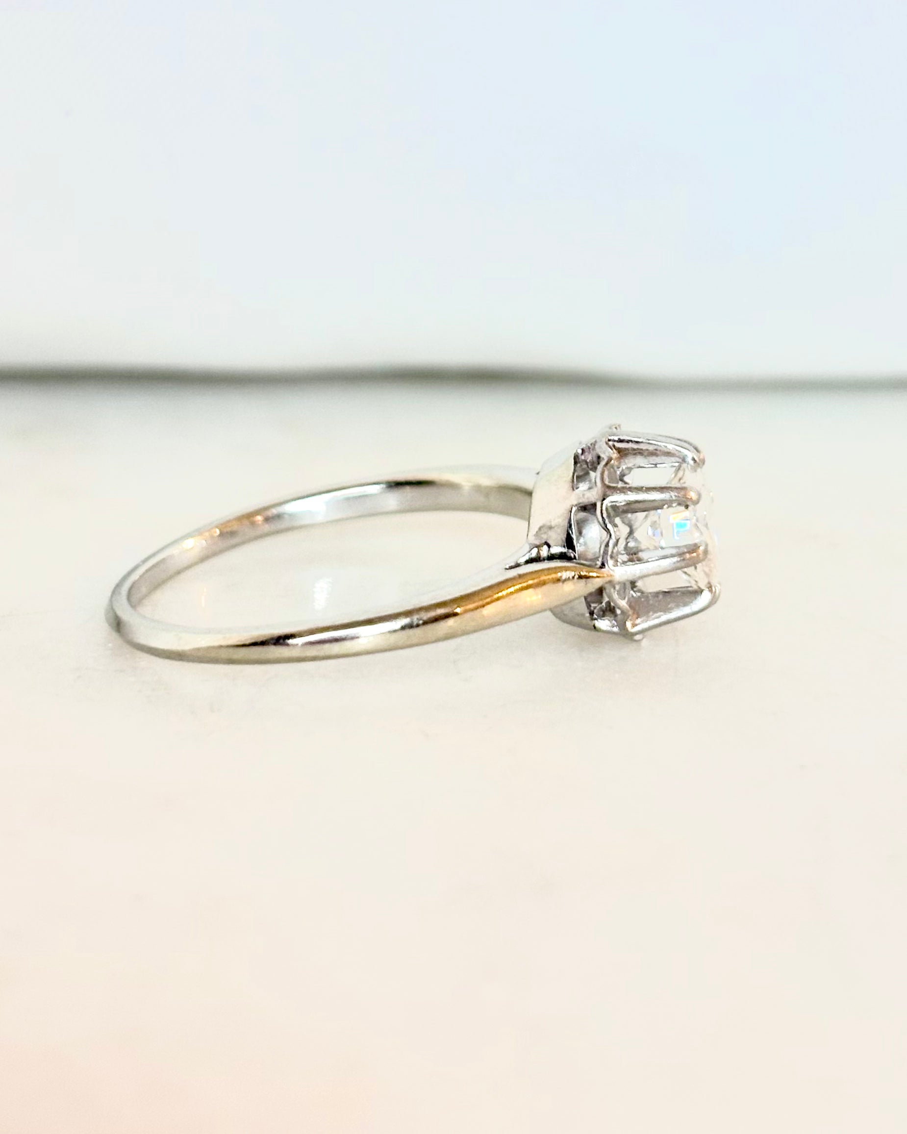 Bague Solitaire Diamant 0.85 carat "Abélia"