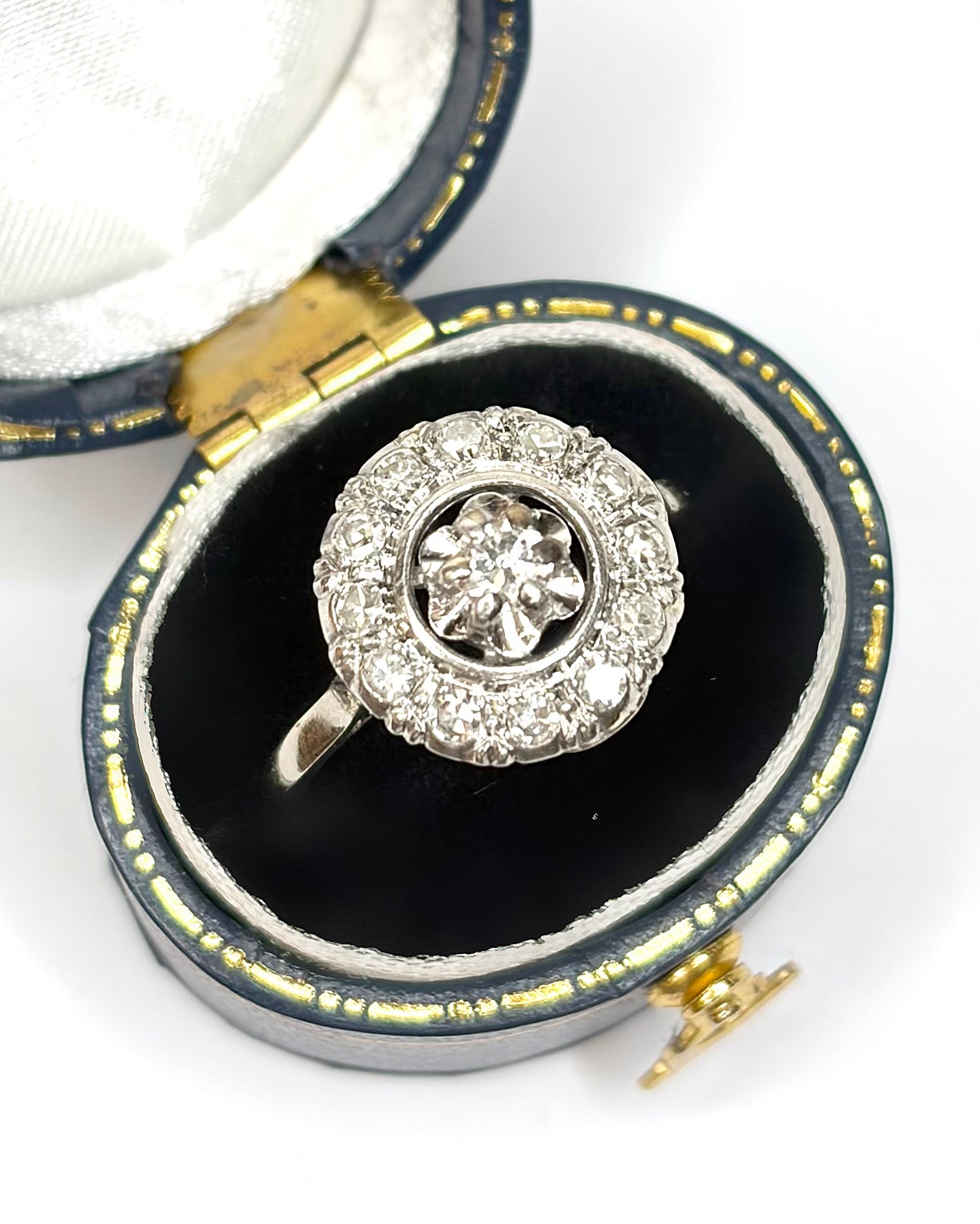 Art Deco Diamond Ring 0.39 Carat "Carla"