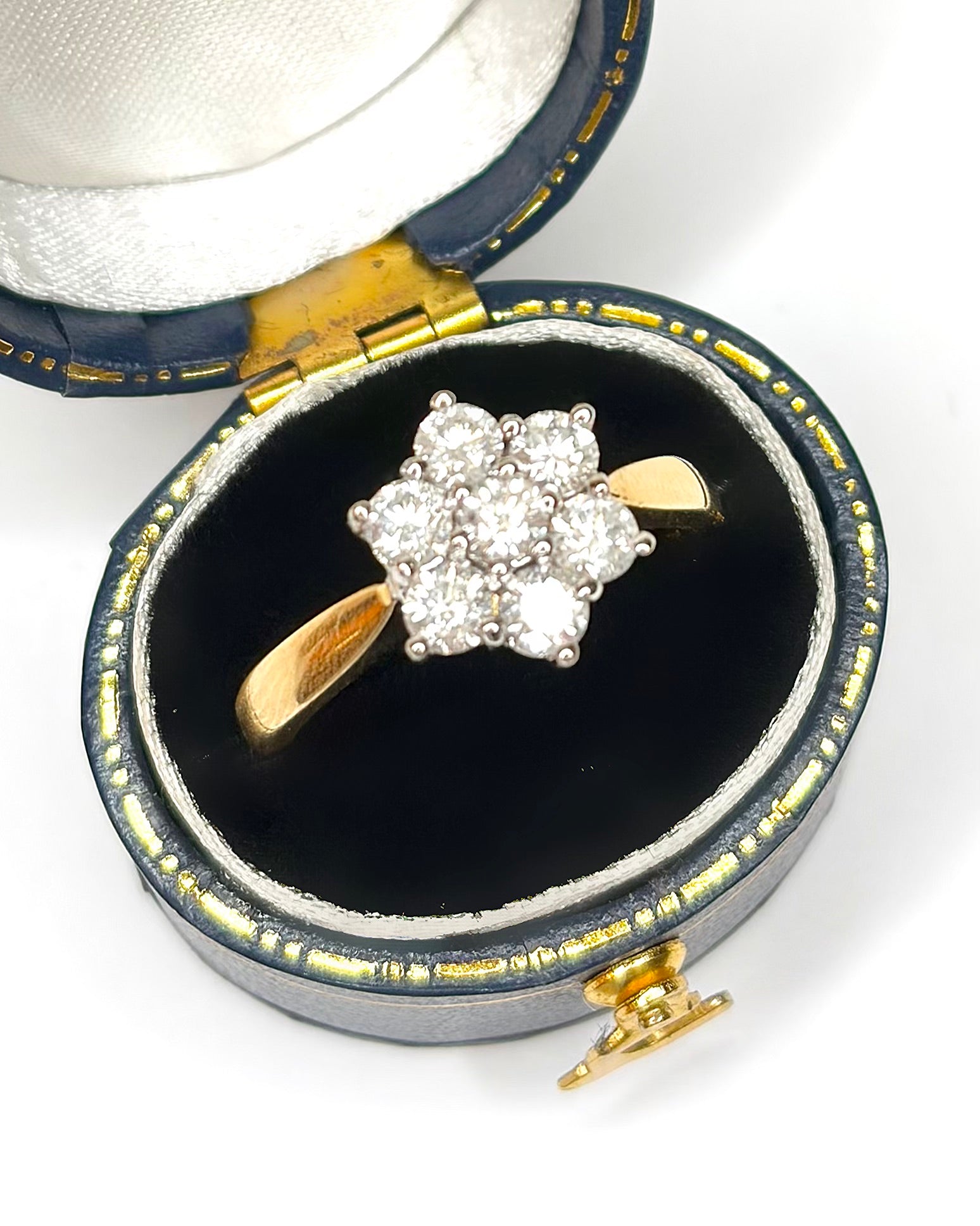 Bague Marguerite Diamants 1 carat 5.12g "Emma"