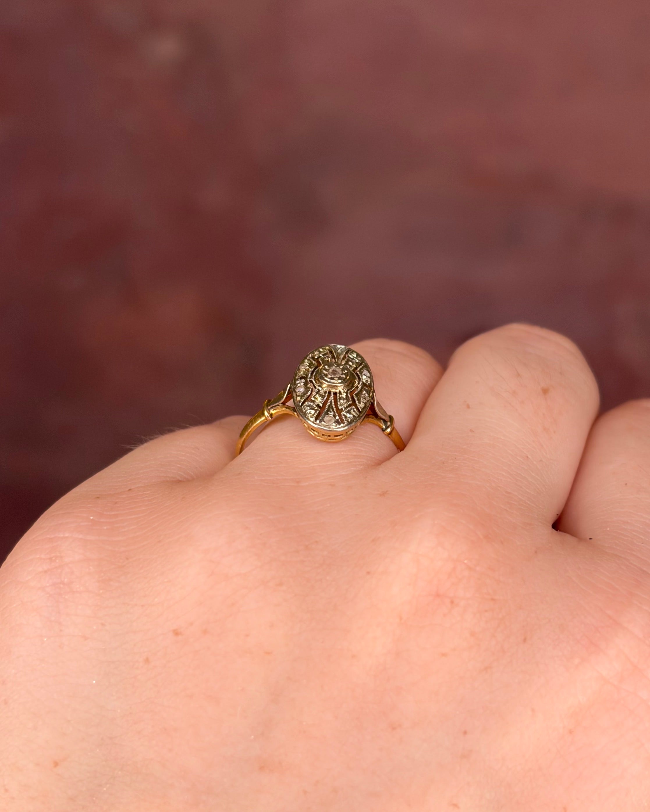 Art Deco Marquise Diamond Ring "Maélane"