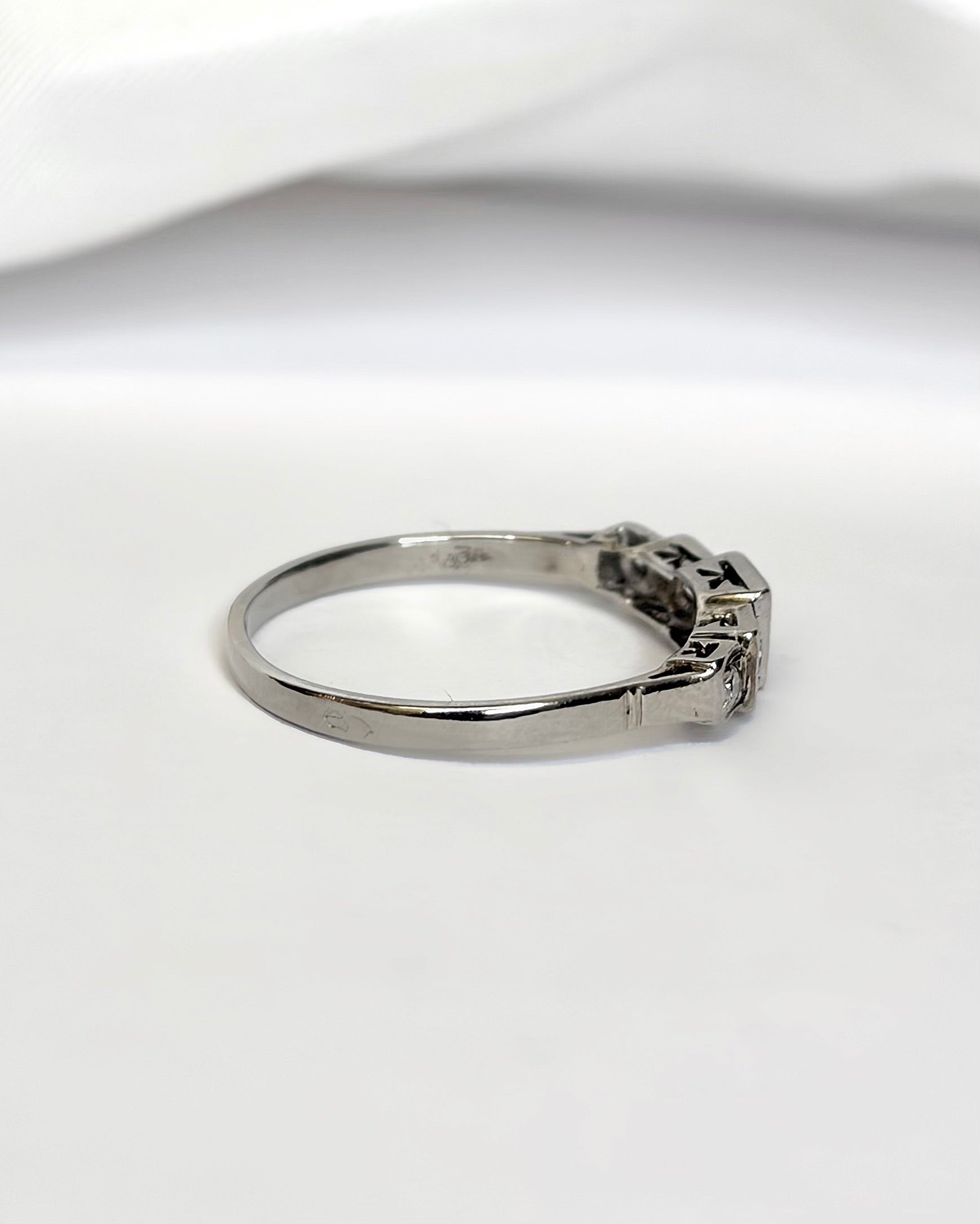 Art Deco Diamond "Diana" Rivière Ring