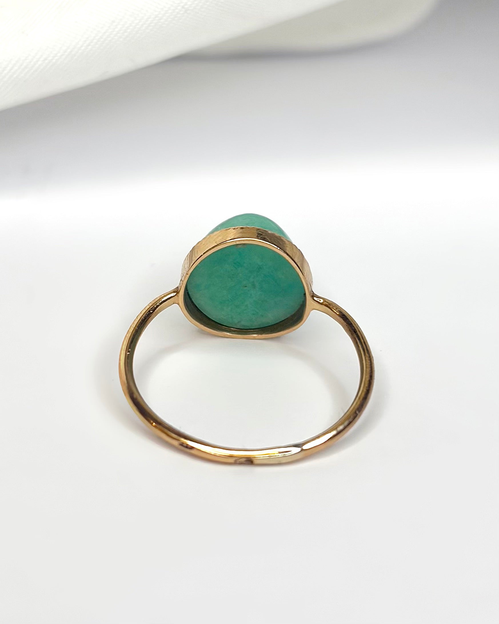 Solitaire Turquoise Ring 5.40 carats "Servane"