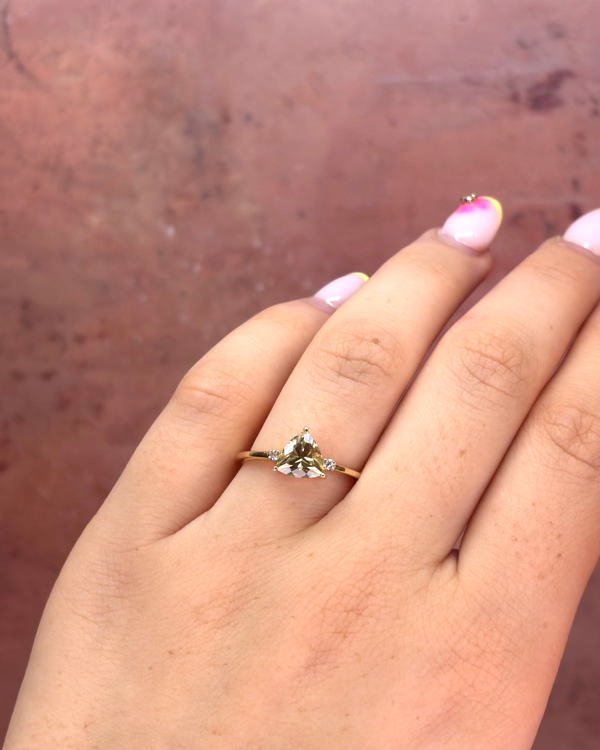 2.01-Carat Zultanite & Diamond Trilogy Ring "Sima"