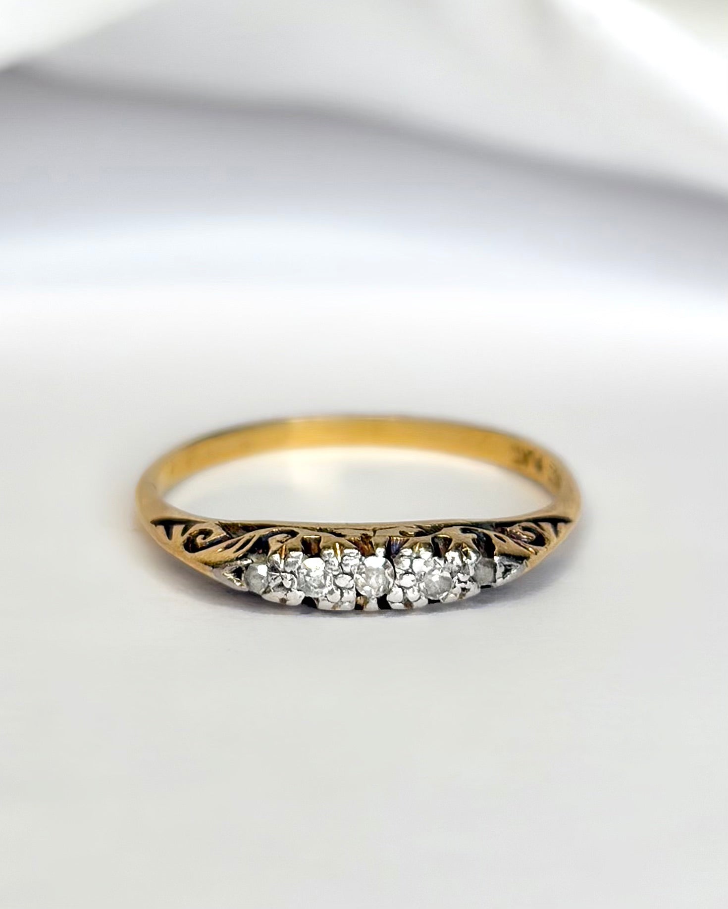 Anillo Riviere de Diamantes "Adrienne"