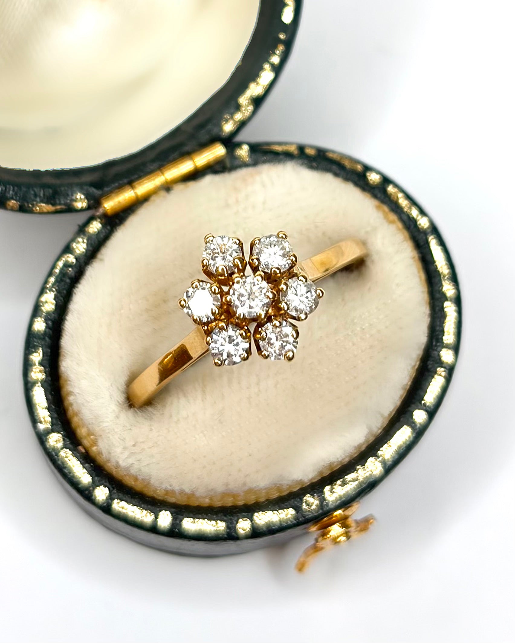 Bague Marguerite Diamants 0.70 carat "Alexandrine"