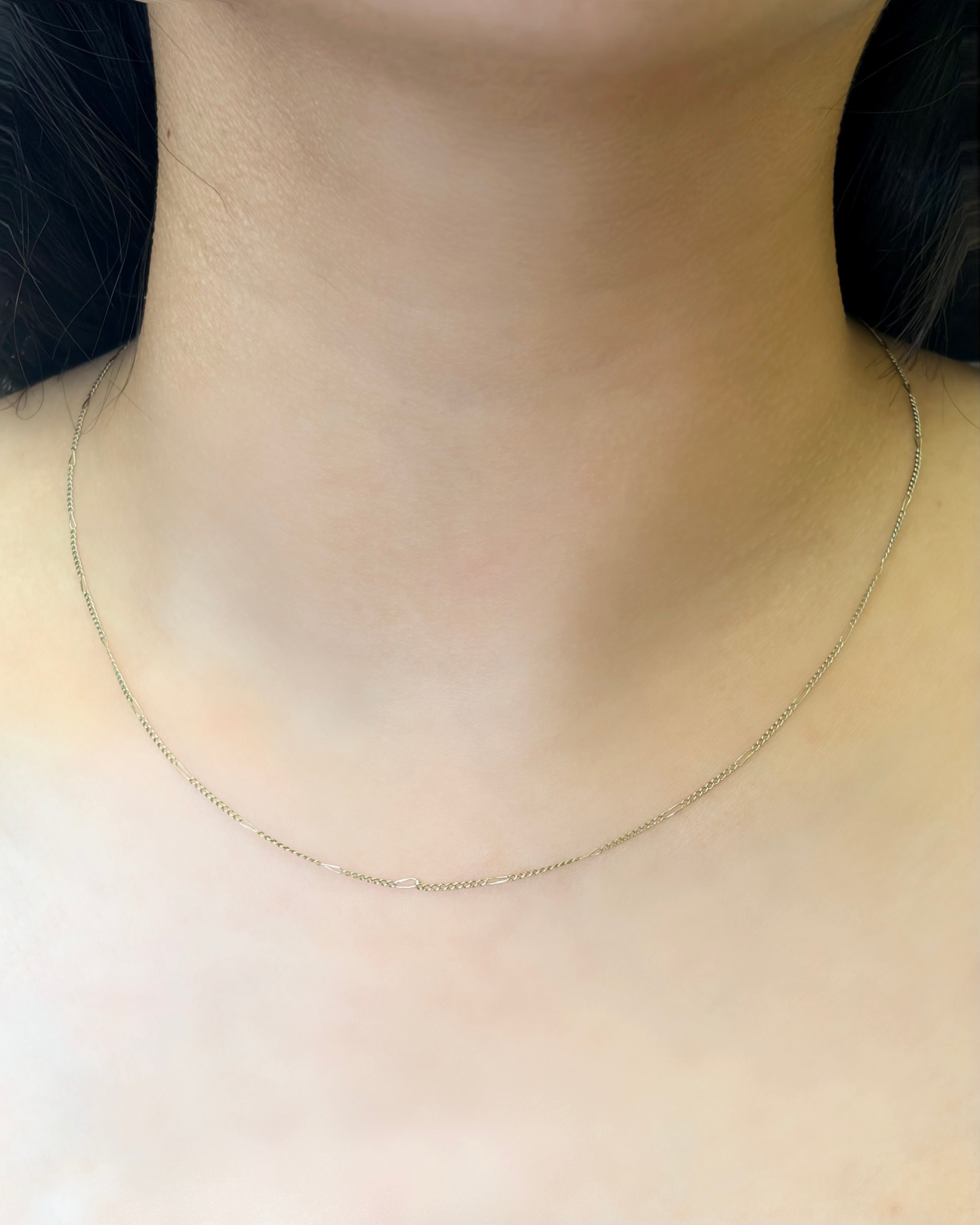 Chaîne Or Gris 18 carats 47 cm "Noella" - Elliade Paris
