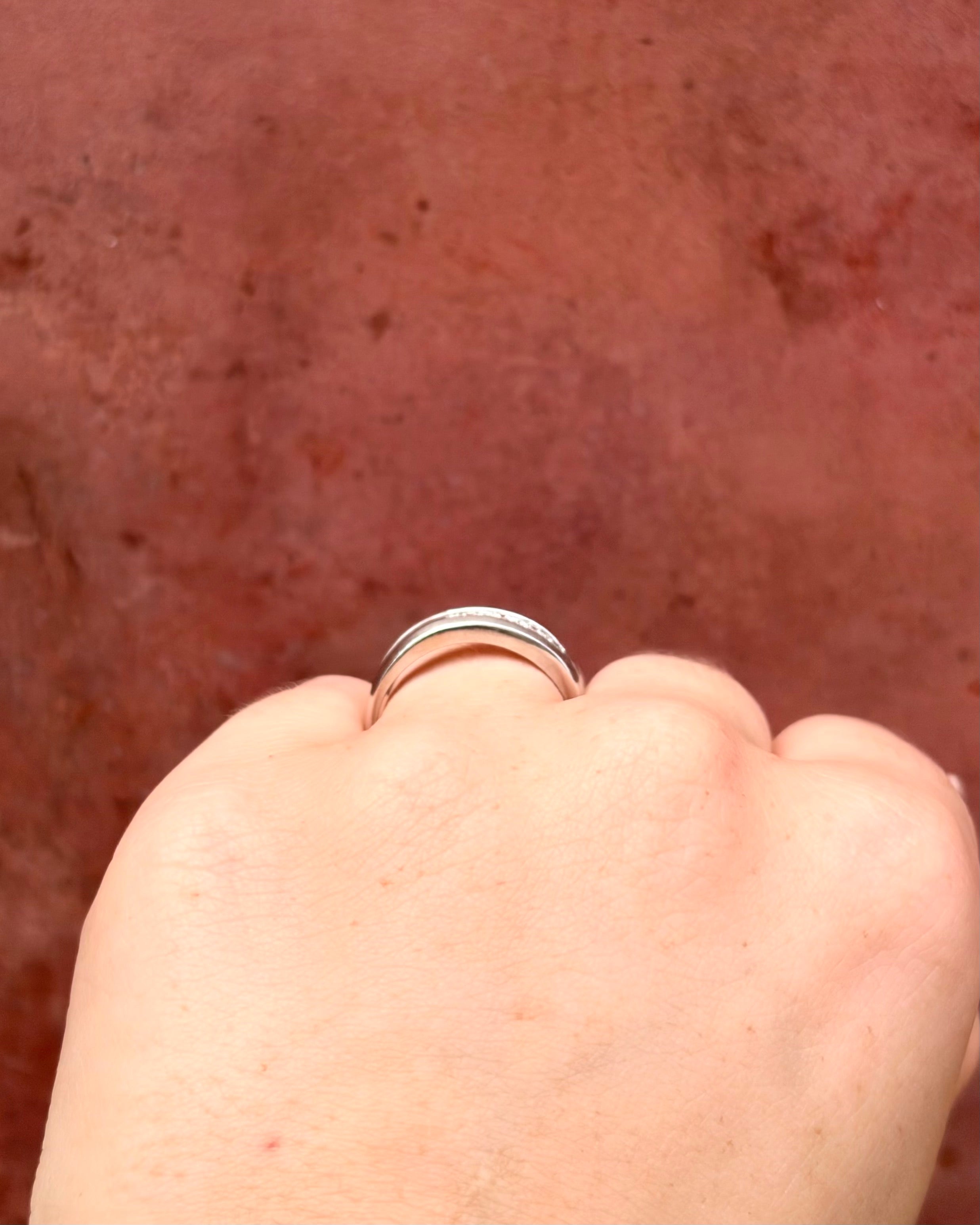 Half-Eternity Diamond Band Ring 0.32 Carat "Melinda"