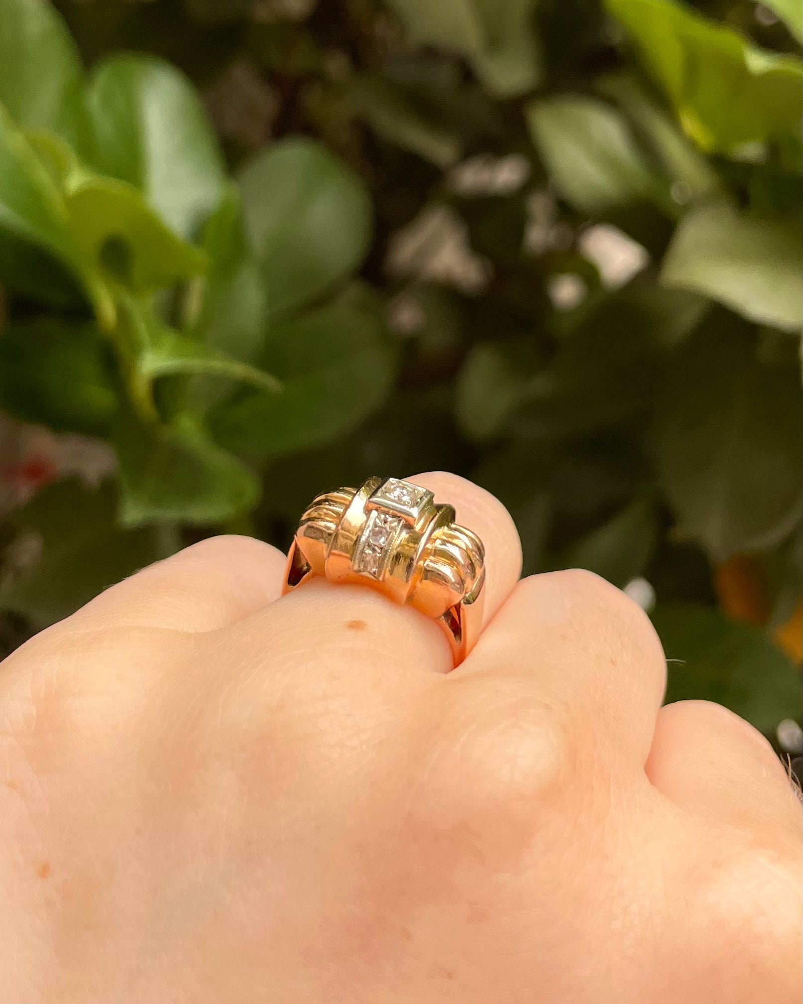 Bague Tank Diamants "Arléna"