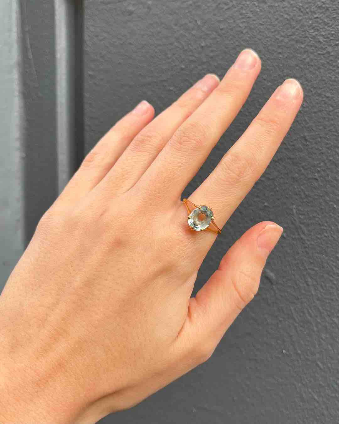 Bague Topaze 3 carats vintage "Elya"