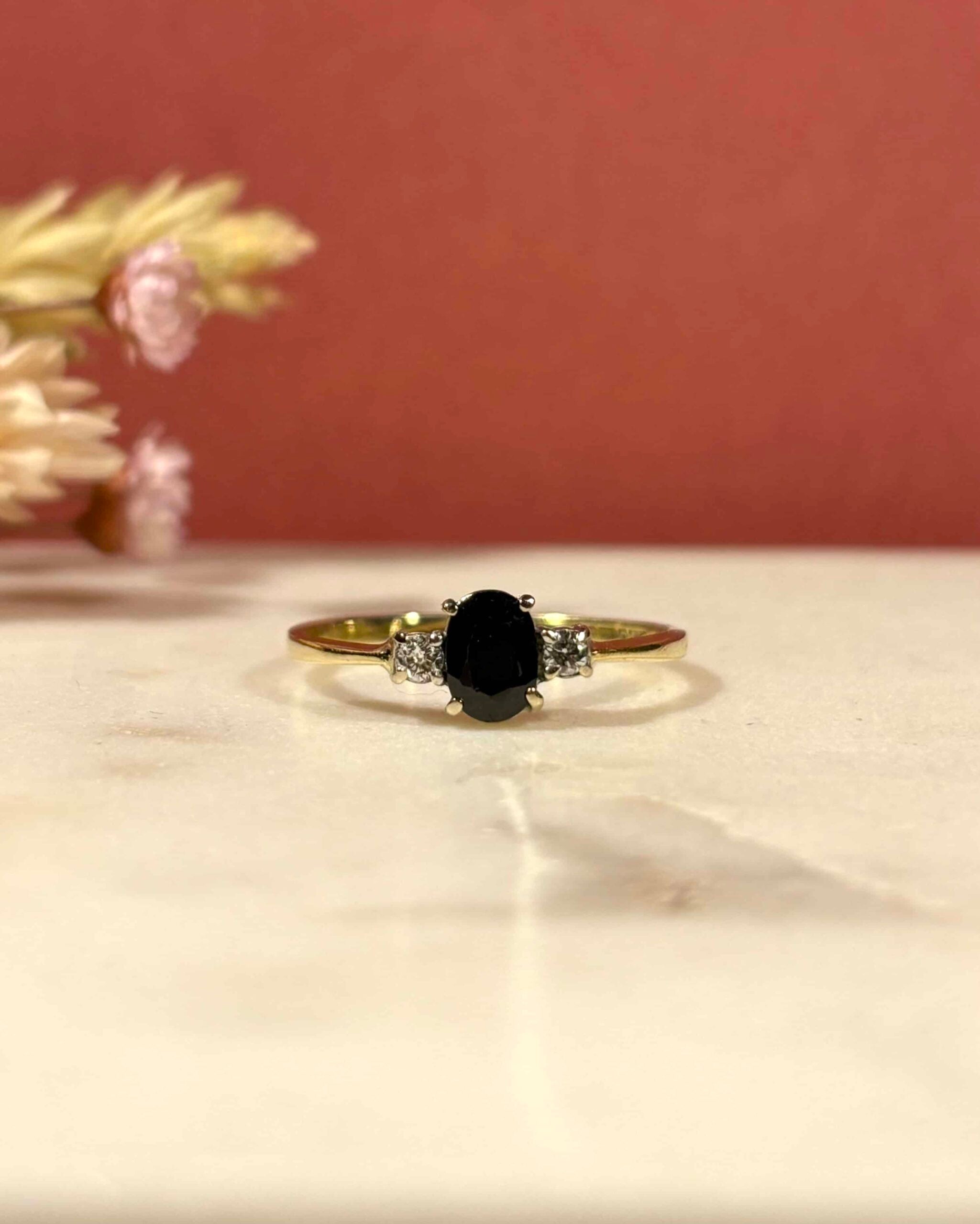 Bague Trilogie Saphir & Diamants "Zayna"