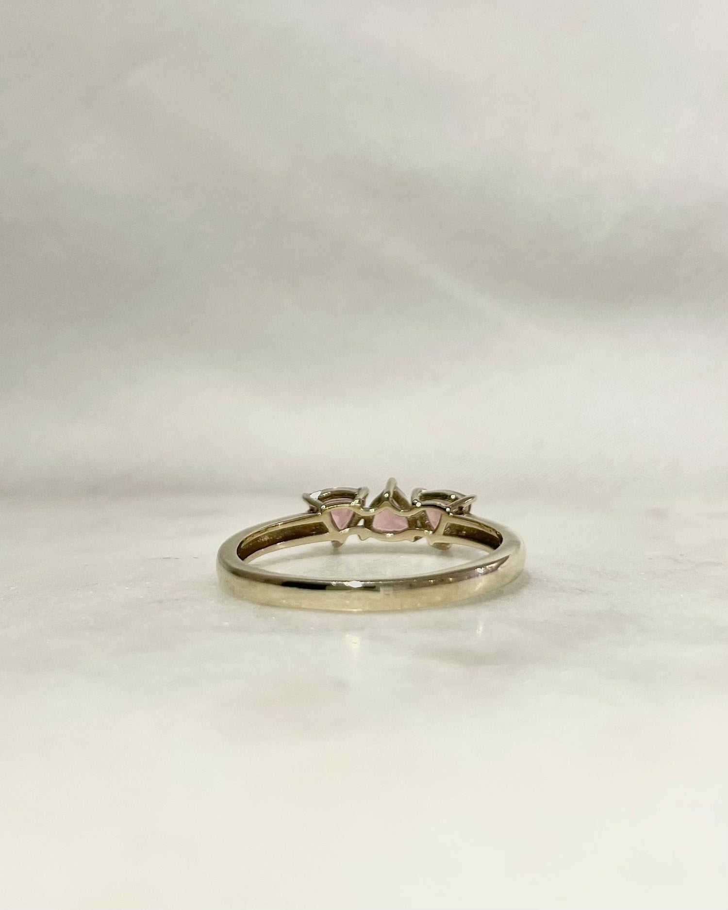 Bague Trilogie Tourmaline Rose "Zayce"